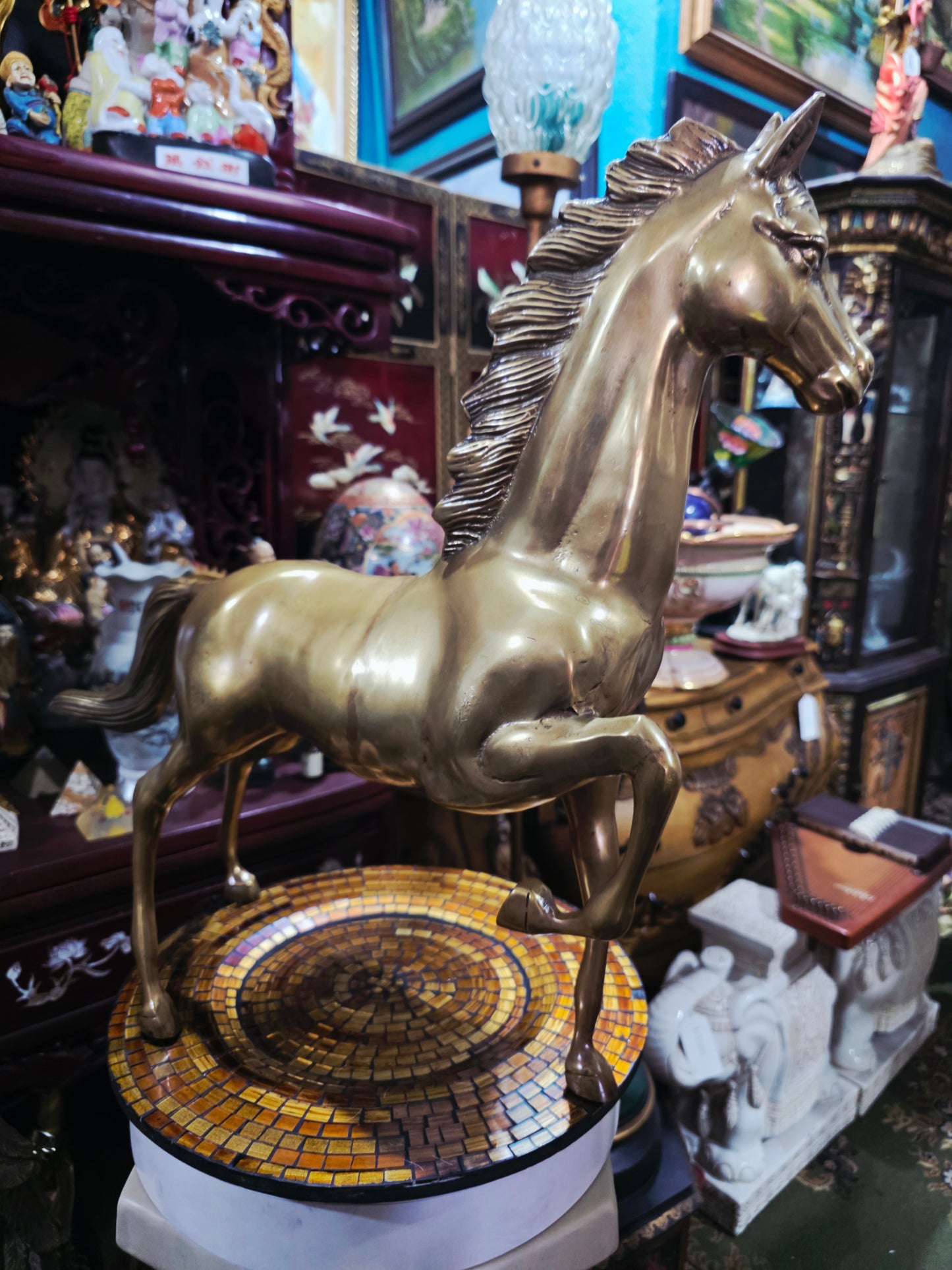 Escultura de Llegua en Bronce Solido 🐎