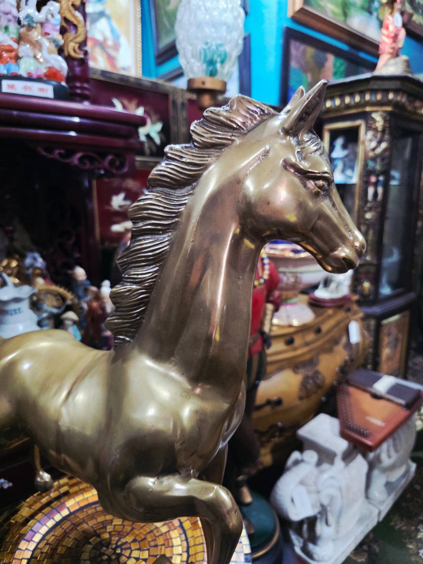 Escultura de Llegua en Bronce Solido 🐎