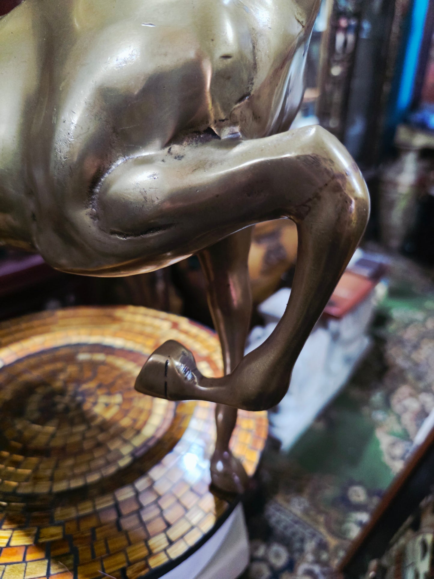 Escultura de Llegua en Bronce Solido 🐎