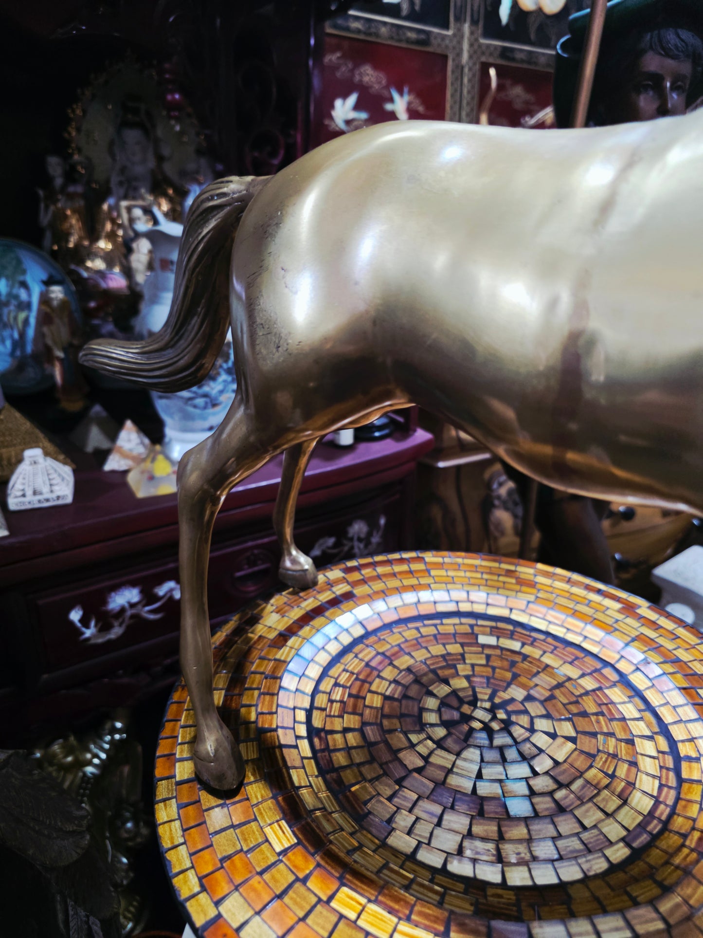 Escultura de Llegua en Bronce Solido 🐎