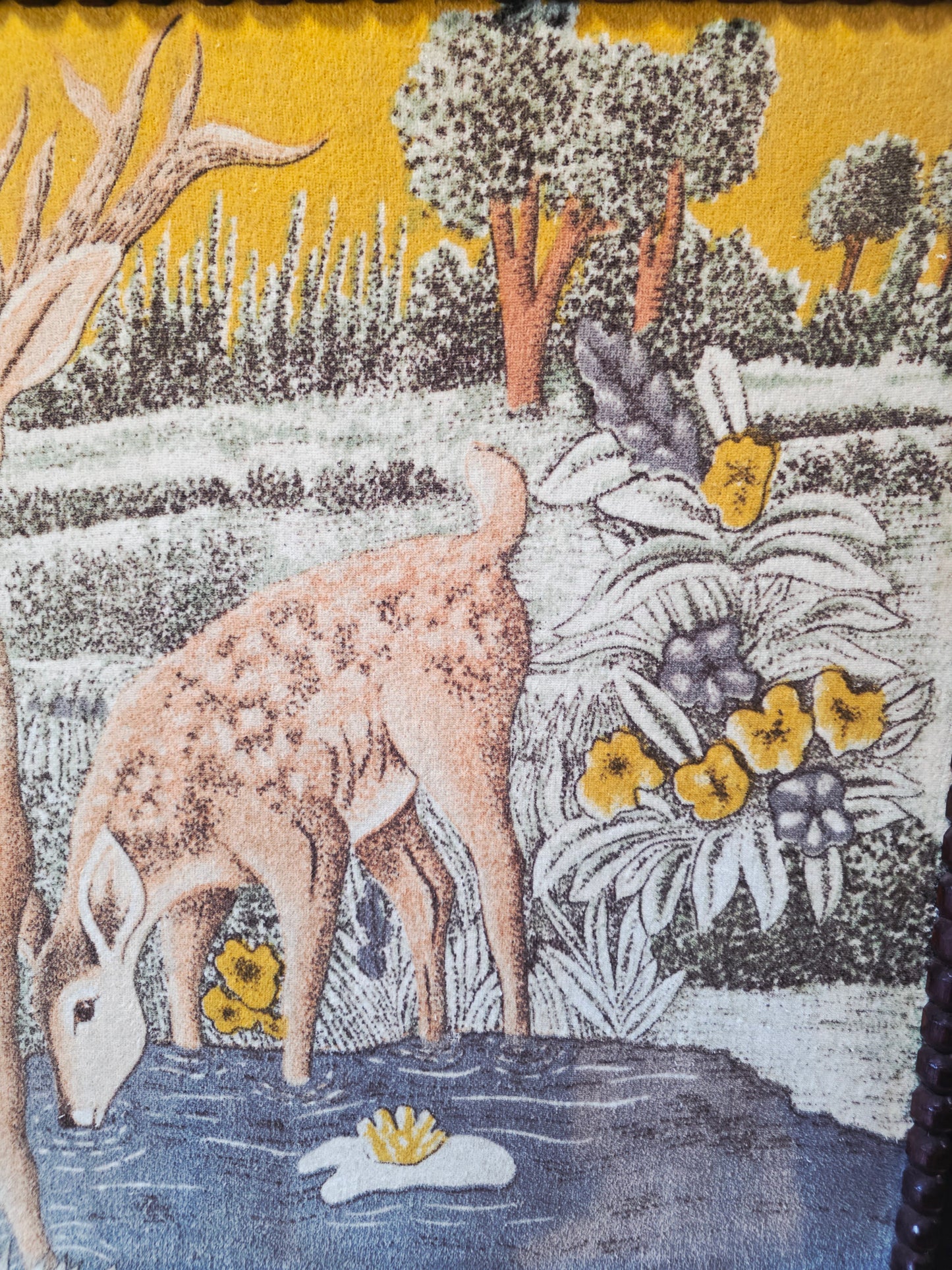Cuadro en Tela con Escena de Venados – Naturaleza Atemporal 🌿🖌️🎨