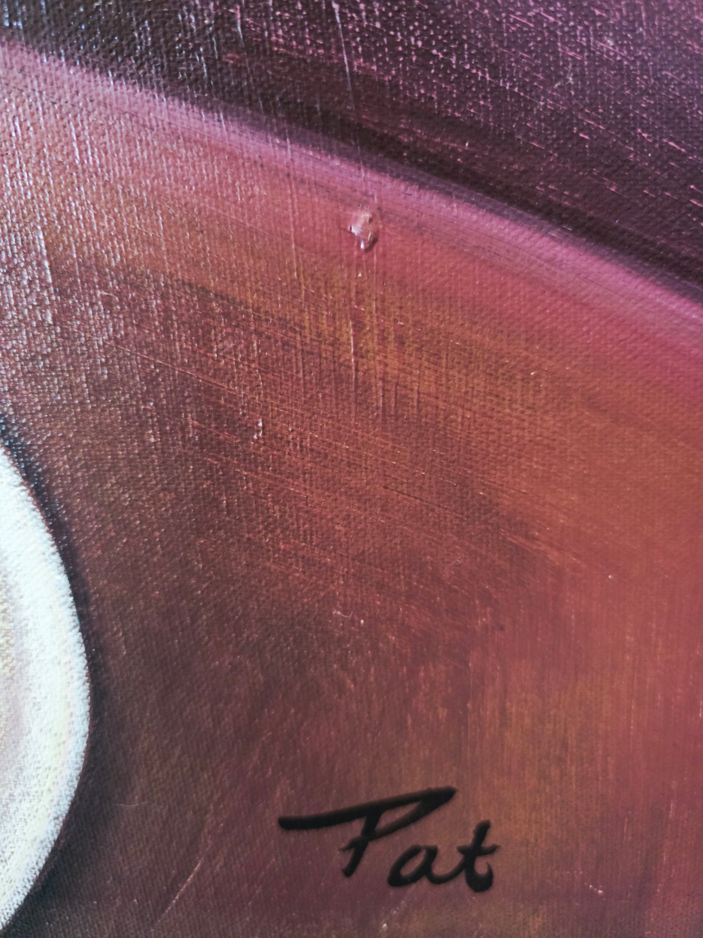 Cuadro al Oleo Firmado por Pat – Elegancia Contemporánea 🌿🖌️🎨
