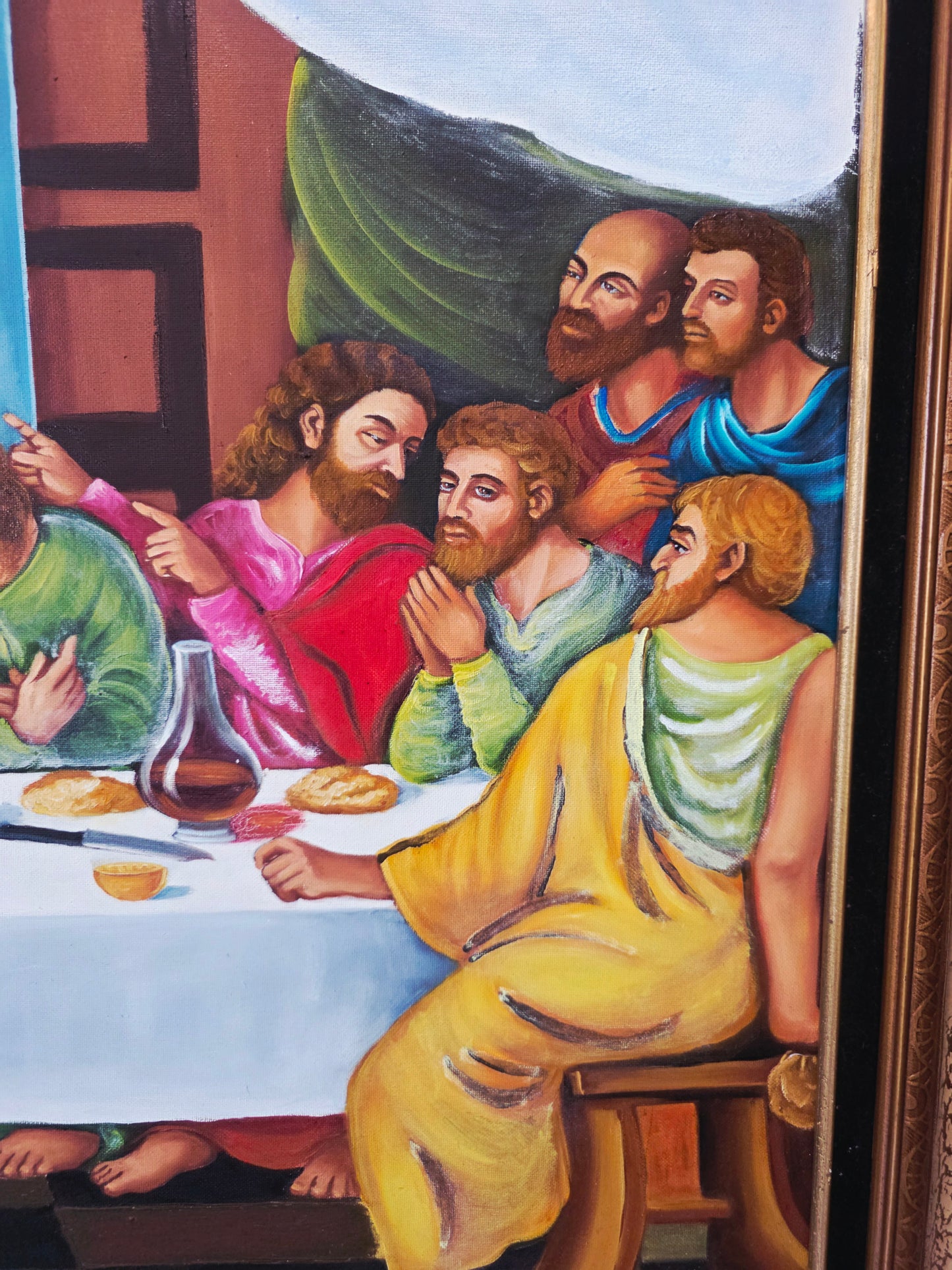 The Last Supper Oil Painting with Profound Spiritual Significance 🕊️