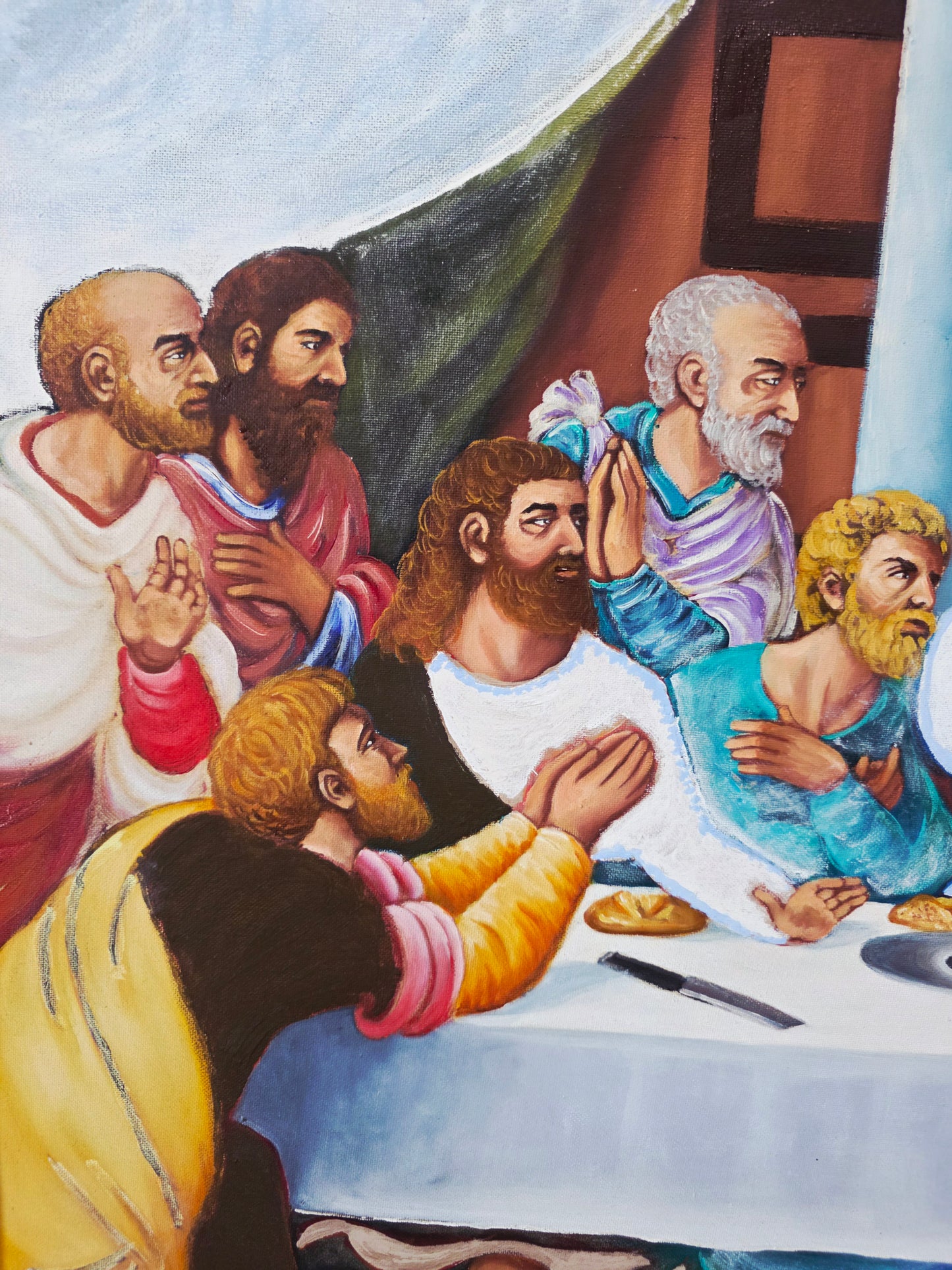 The Last Supper Oil Painting with Profound Spiritual Significance 🕊️