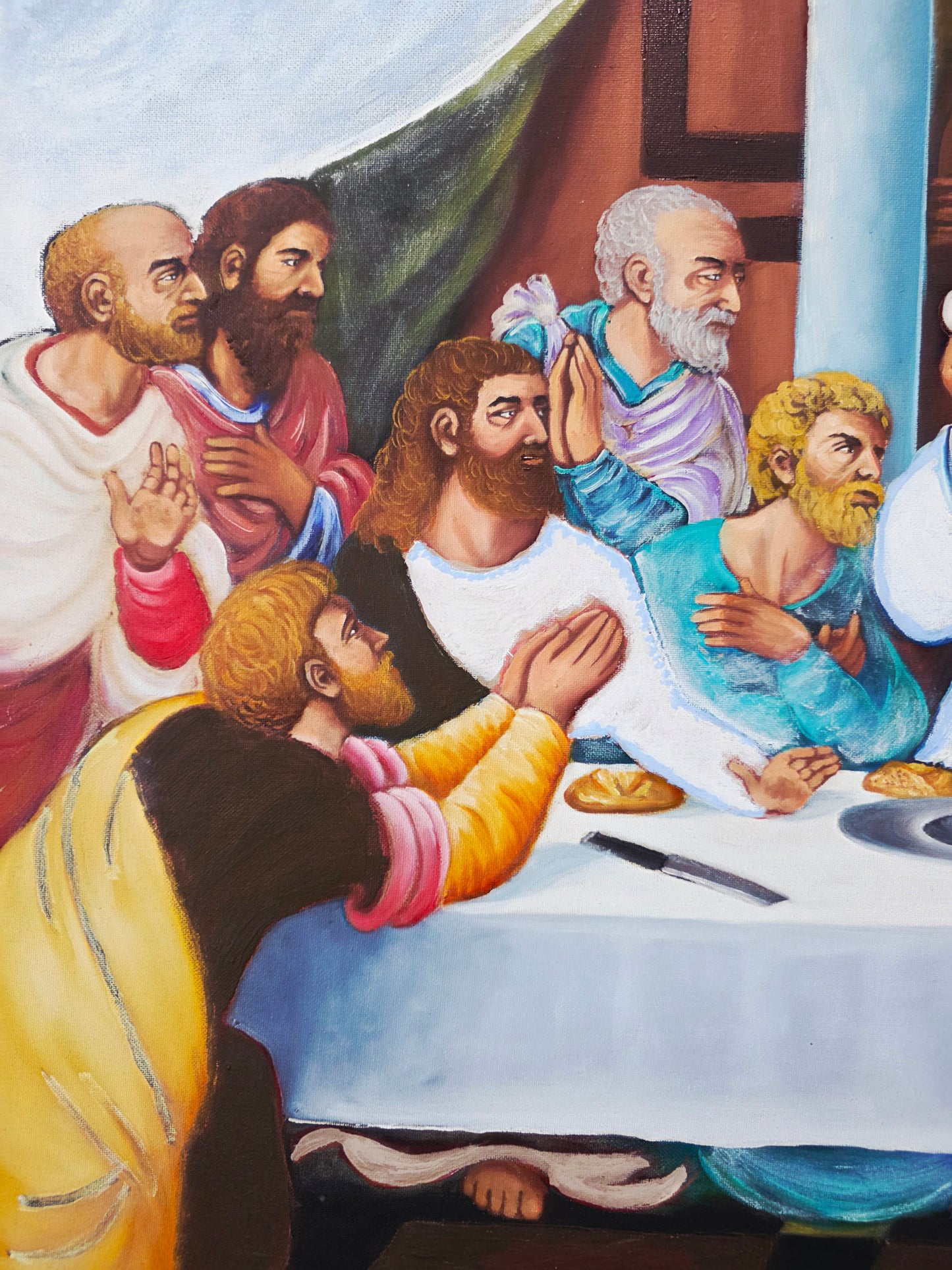 The Last Supper Oil Painting with Profound Spiritual Significance 🕊️
