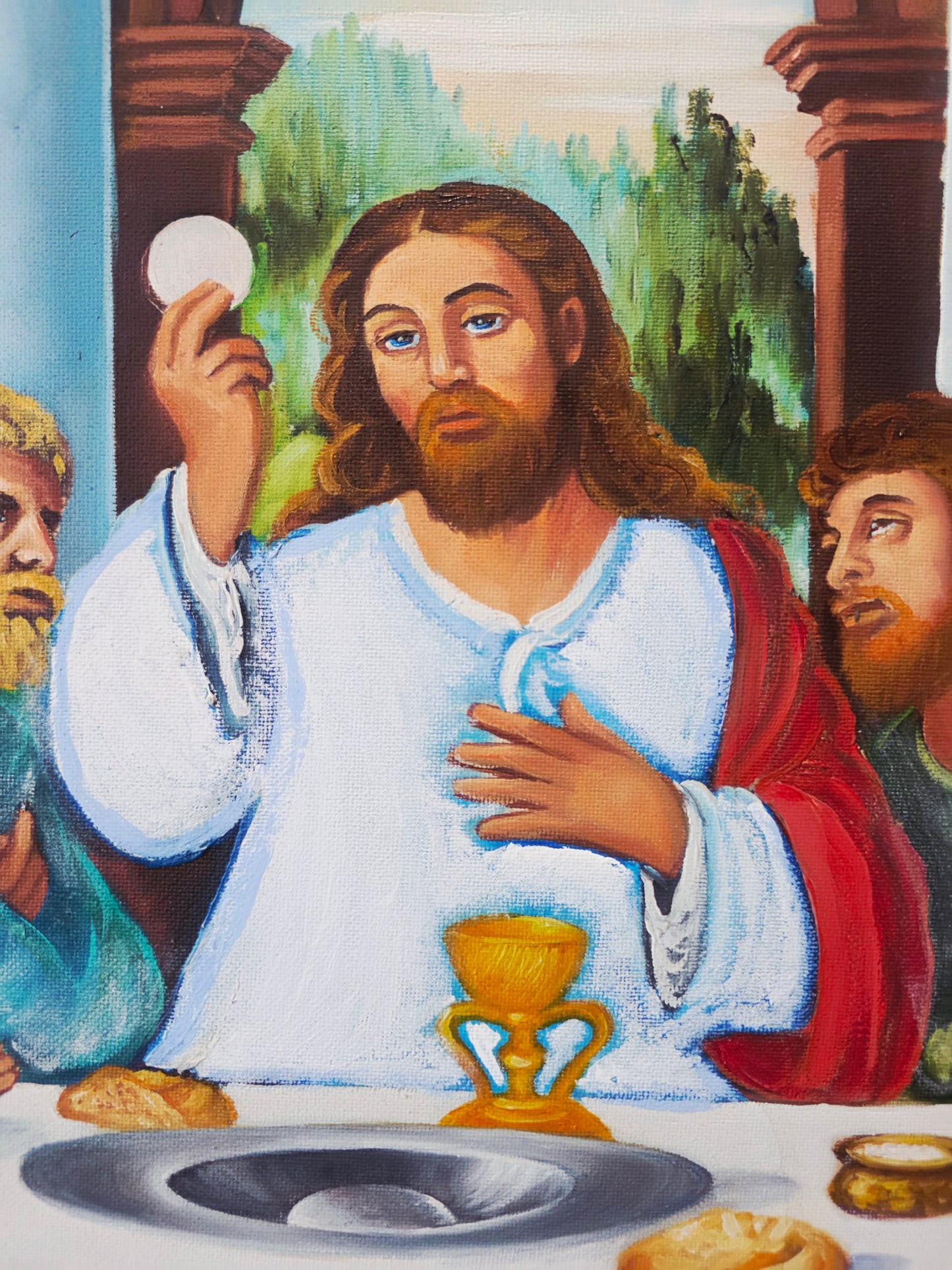 The Last Supper Oil Painting with Profound Spiritual Significance 🕊️