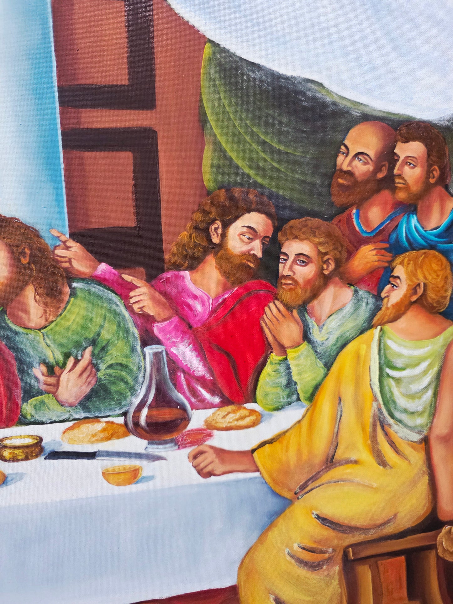 The Last Supper Oil Painting with Profound Spiritual Significance 🕊️