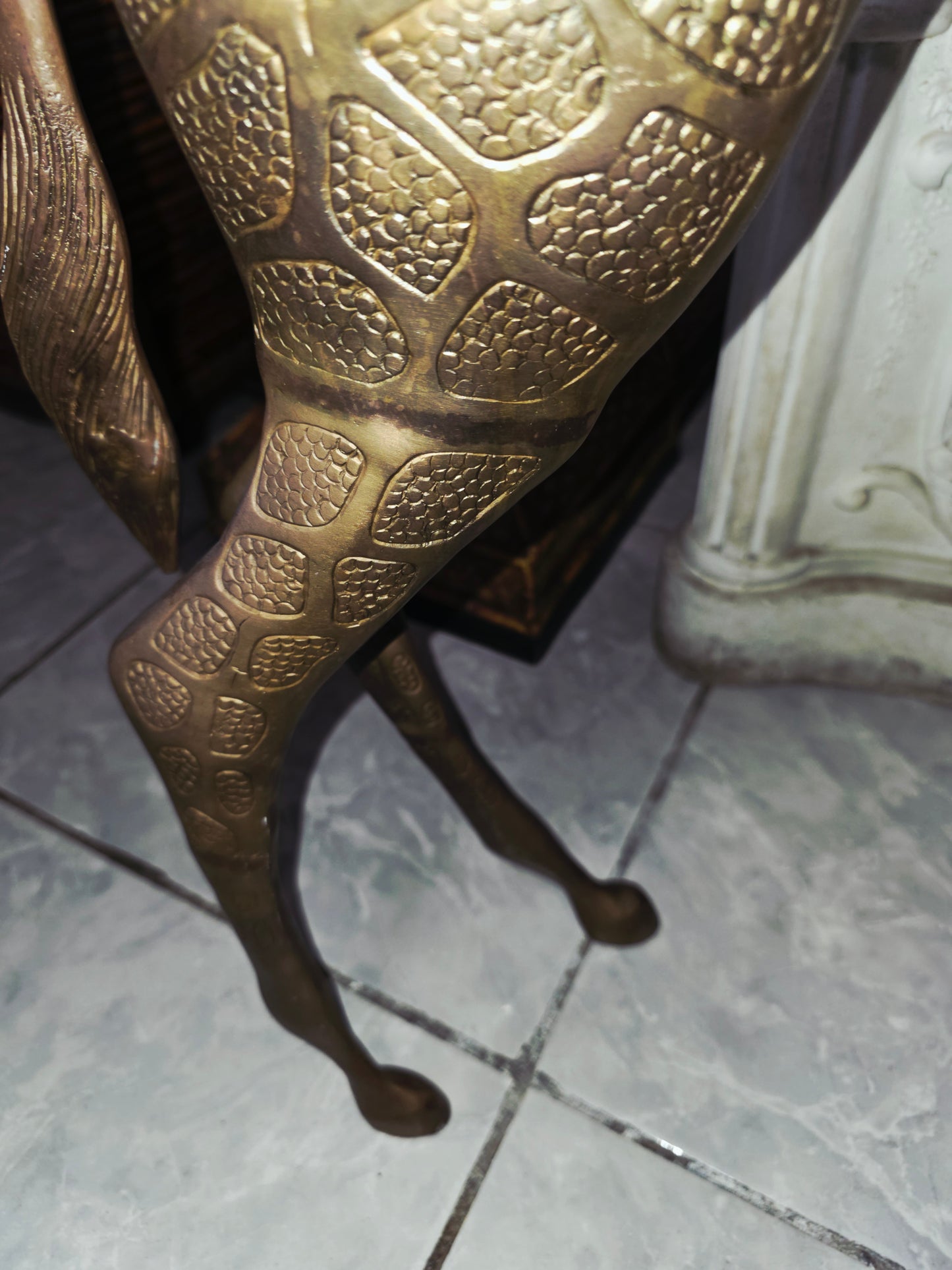 Escultura de Jirafa en Bronce – Elegancia Monumental 🦒✨🦒