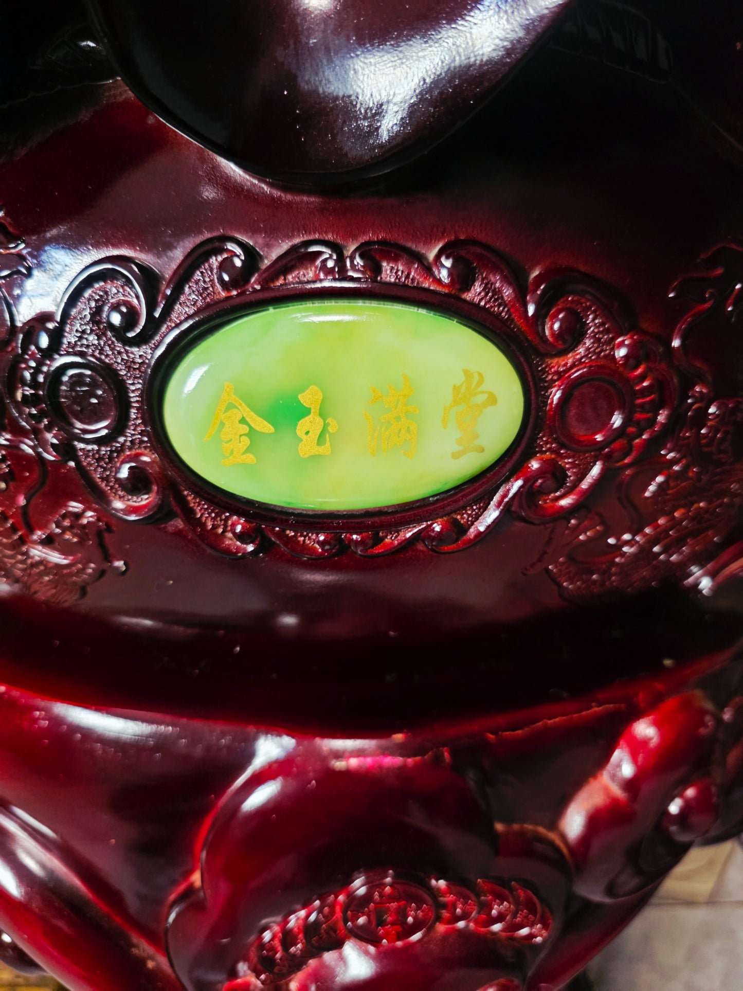 Fuente Oriental de la Abundancia – Escultura Monumental con Adorno de Peces 🐟🌸