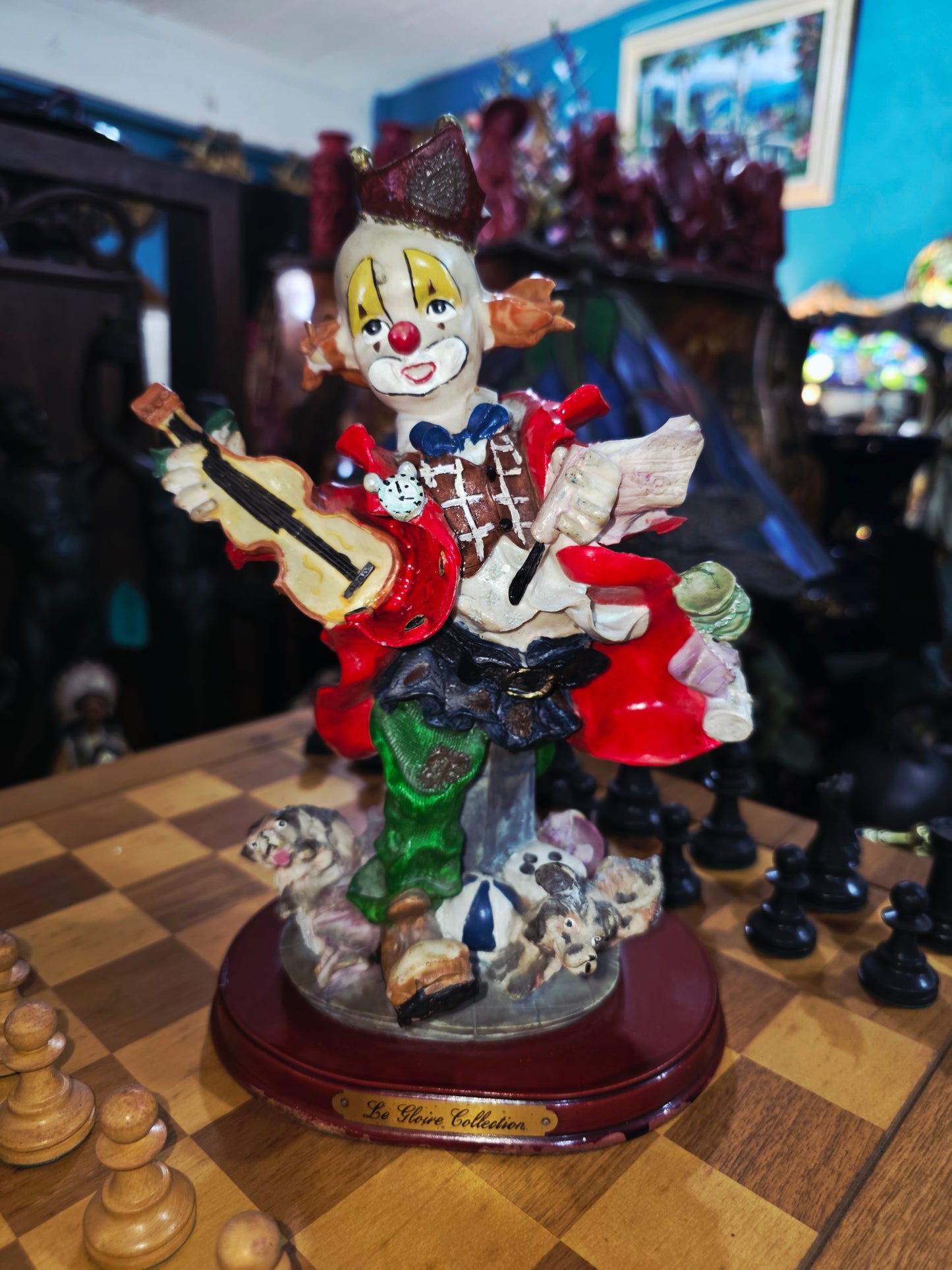 Escultura de Payasito con Violín – La Serie Collection 🎻🤡