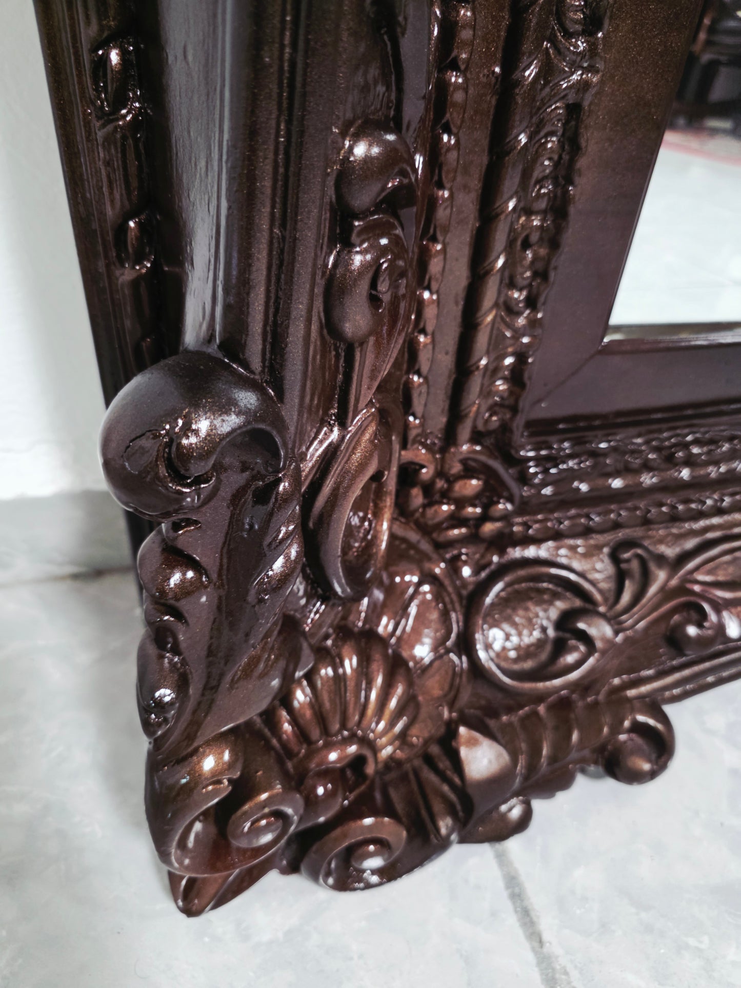 Espejo Italiano Antiguo de Gran Formato, Estilo Veneciano 🪞🏛️