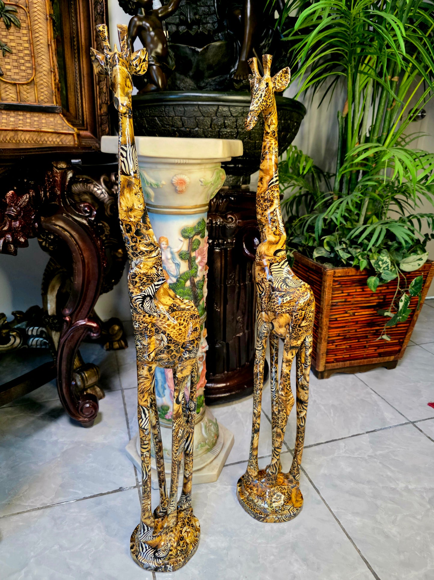 Jirafas Decorativas – Elegancia Exotica 🦒🌿🦒