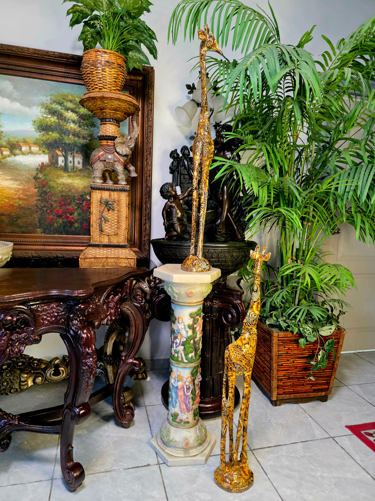 Jirafas Decorativas – Elegancia Exotica 🦒🌿🦒