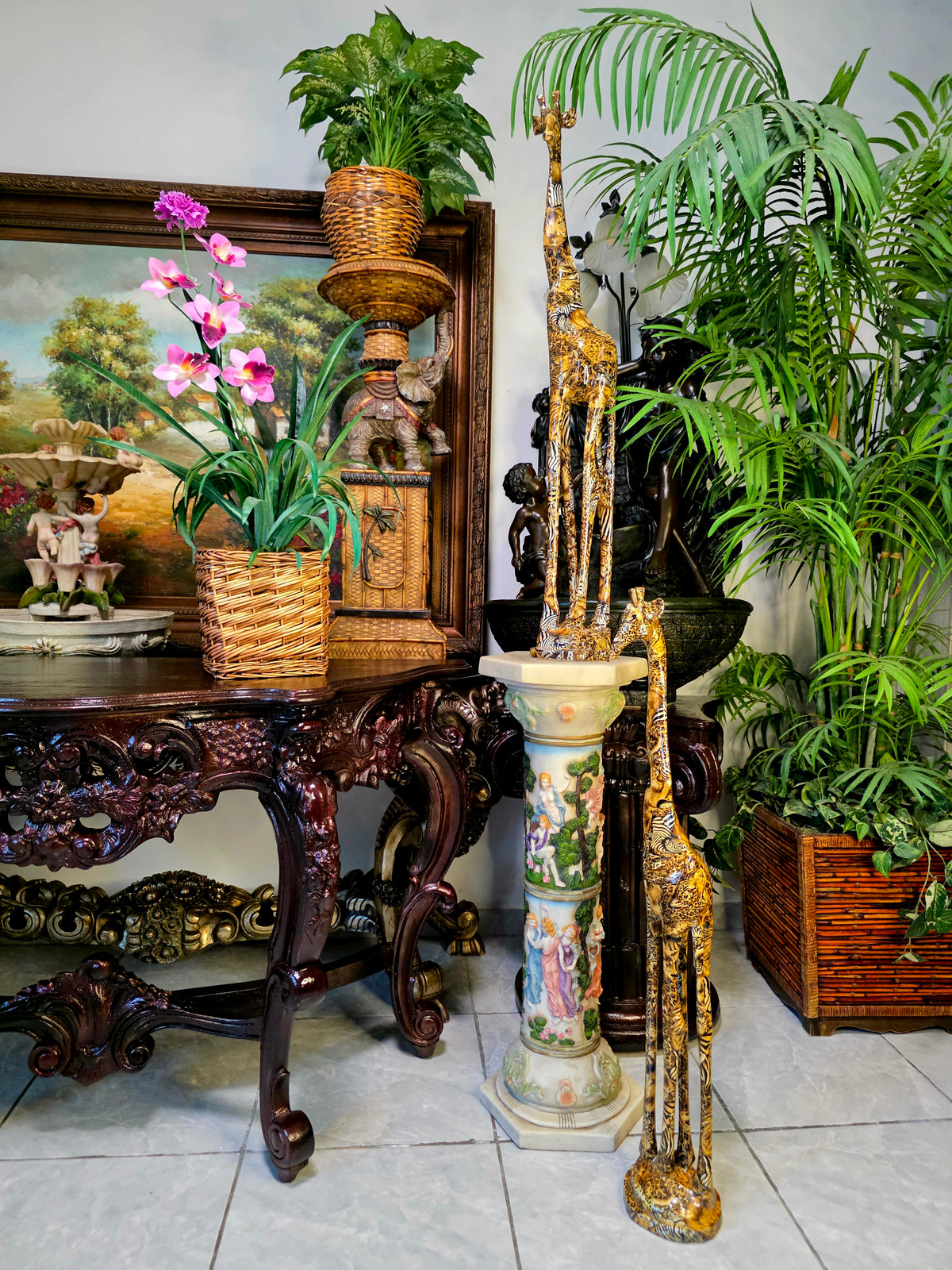 Jirafas Decorativas – Elegancia Exotica 🦒🌿🦒