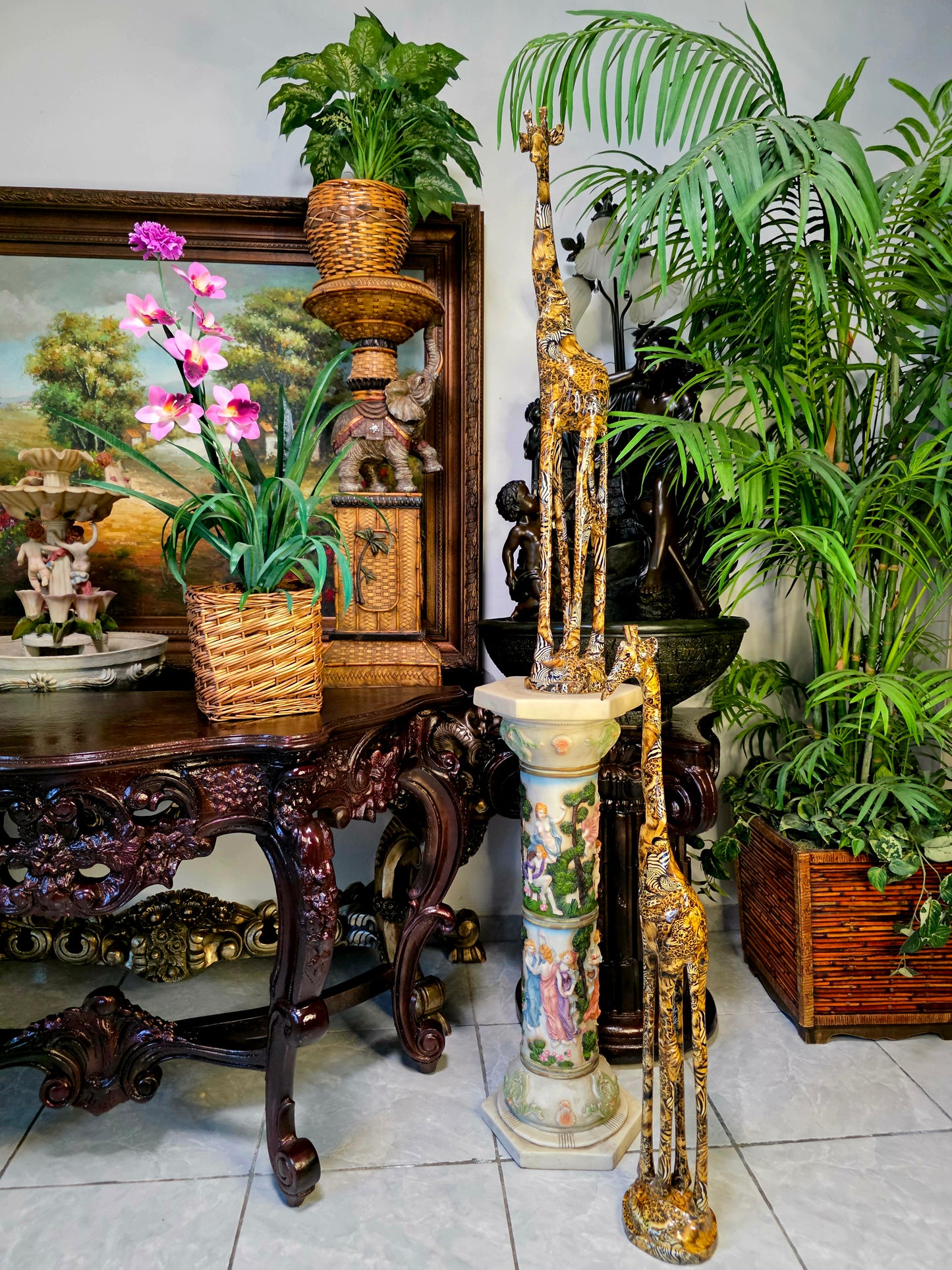 Jirafas Decorativas – Elegancia Exotica 🦒🌿🦒