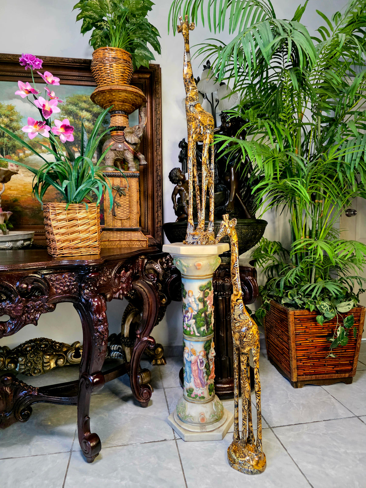 Jirafas Decorativas – Elegancia Exotica 🦒🌿🦒