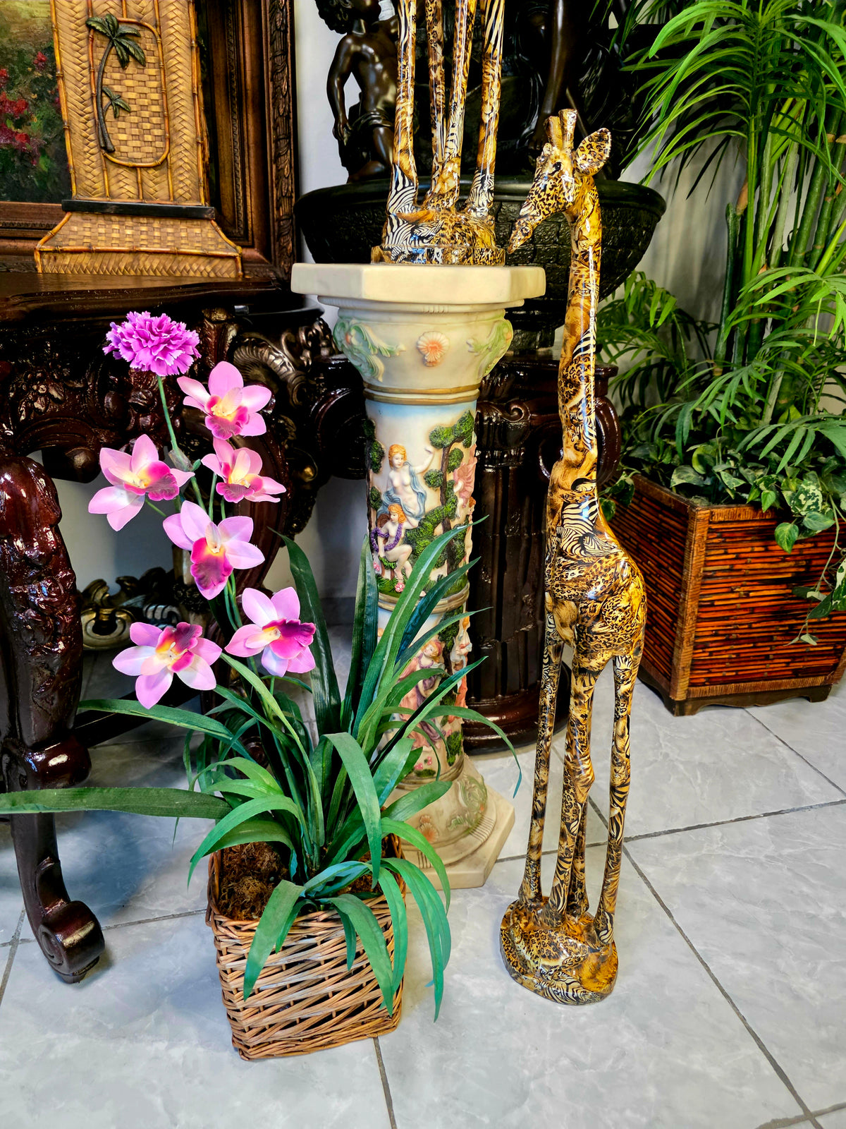 Jirafas Decorativas – Elegancia Exotica 🦒🌿🦒