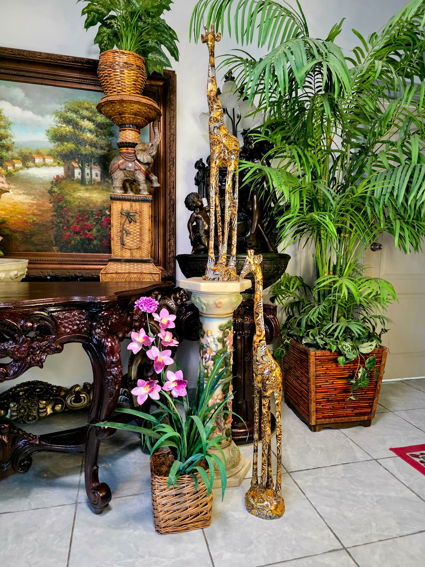 Jirafas Decorativas – Elegancia Exotica 🦒🌿🦒