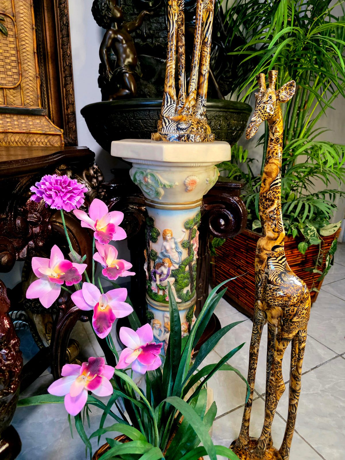 Jirafas Decorativas – Elegancia Exotica 🦒🌿🦒