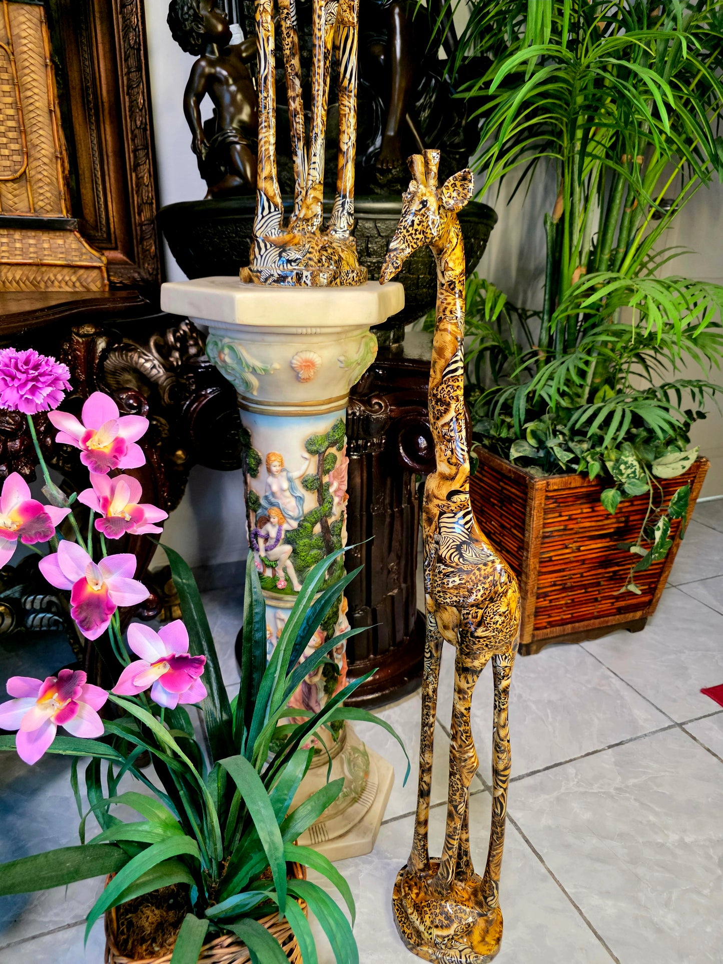Jirafas Decorativas – Elegancia Exotica 🦒🌿🦒