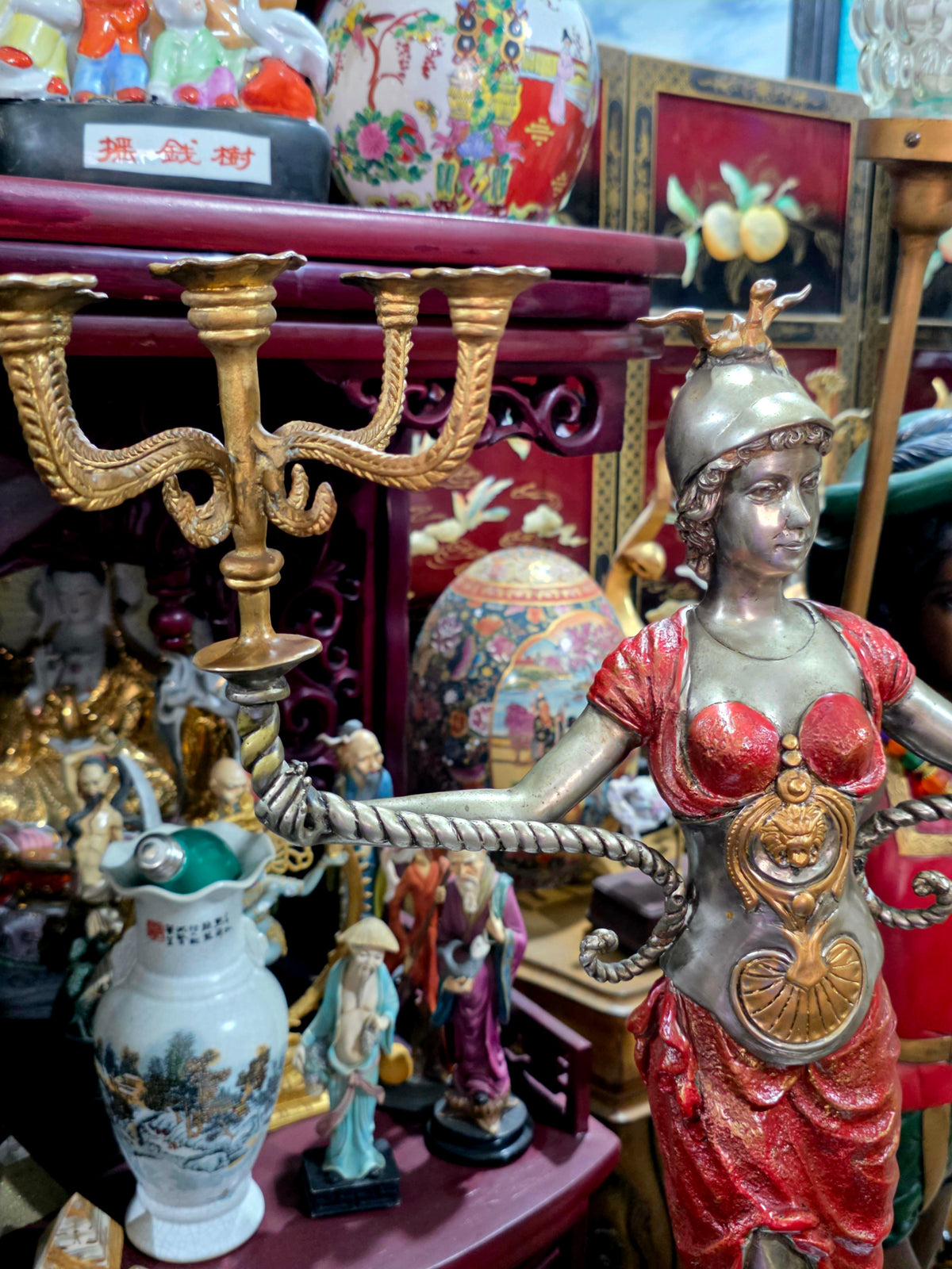 Exceptional Pair of Napoleon III Sculptural Candelabras ✨🏛️