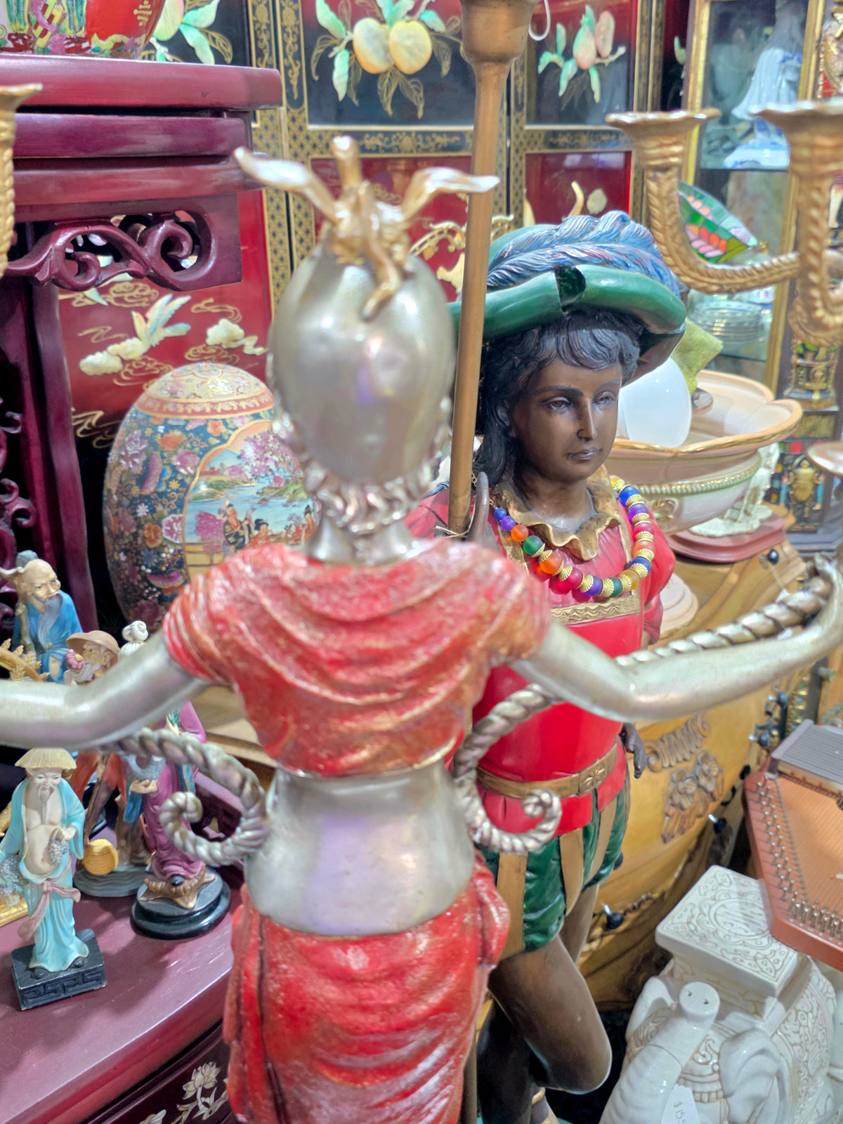 Exceptional Pair of Napoleon III Sculptural Candelabras ✨🏛️