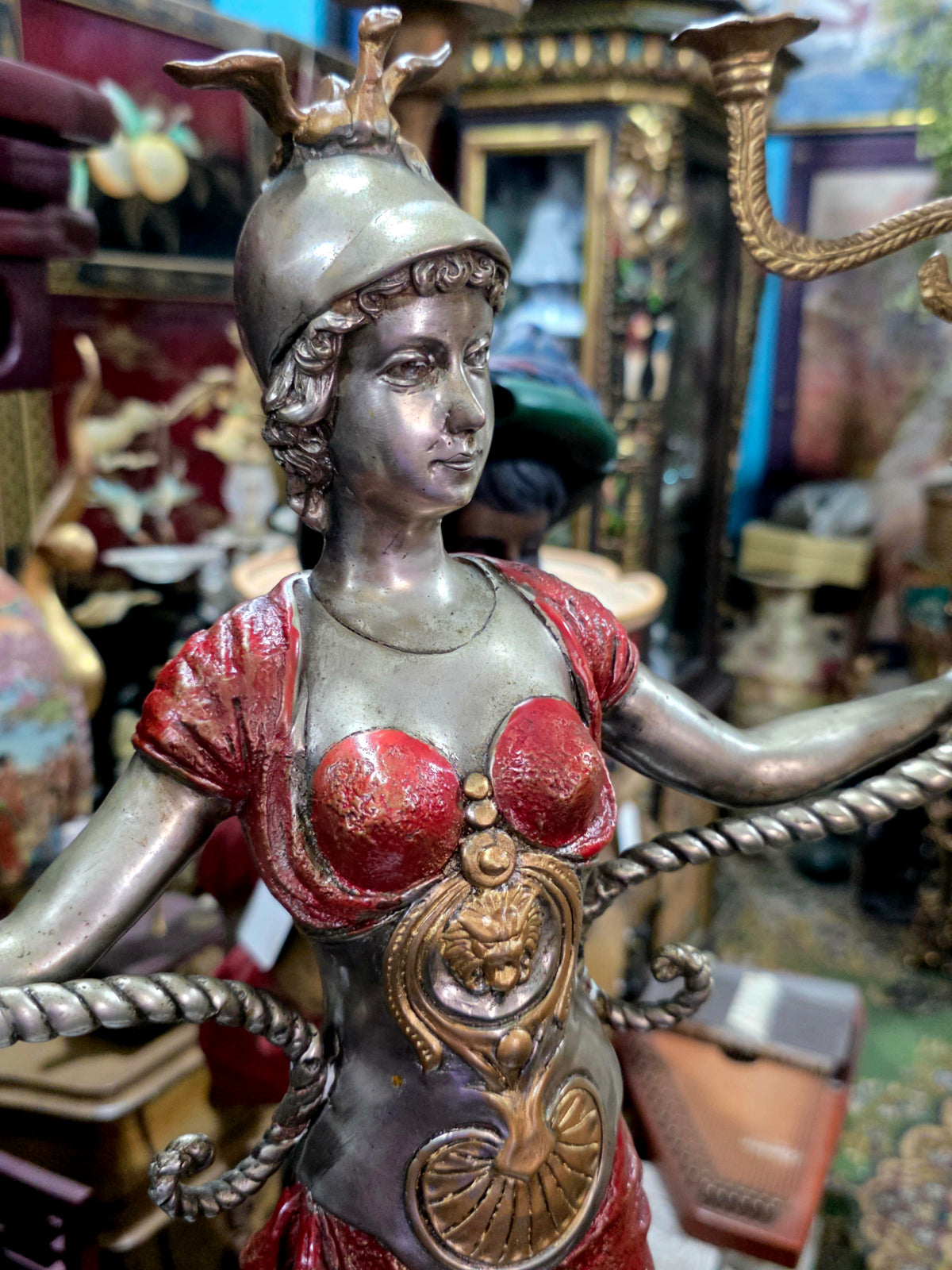 Exceptional Pair of Napoleon III Sculptural Candelabras ✨🏛️