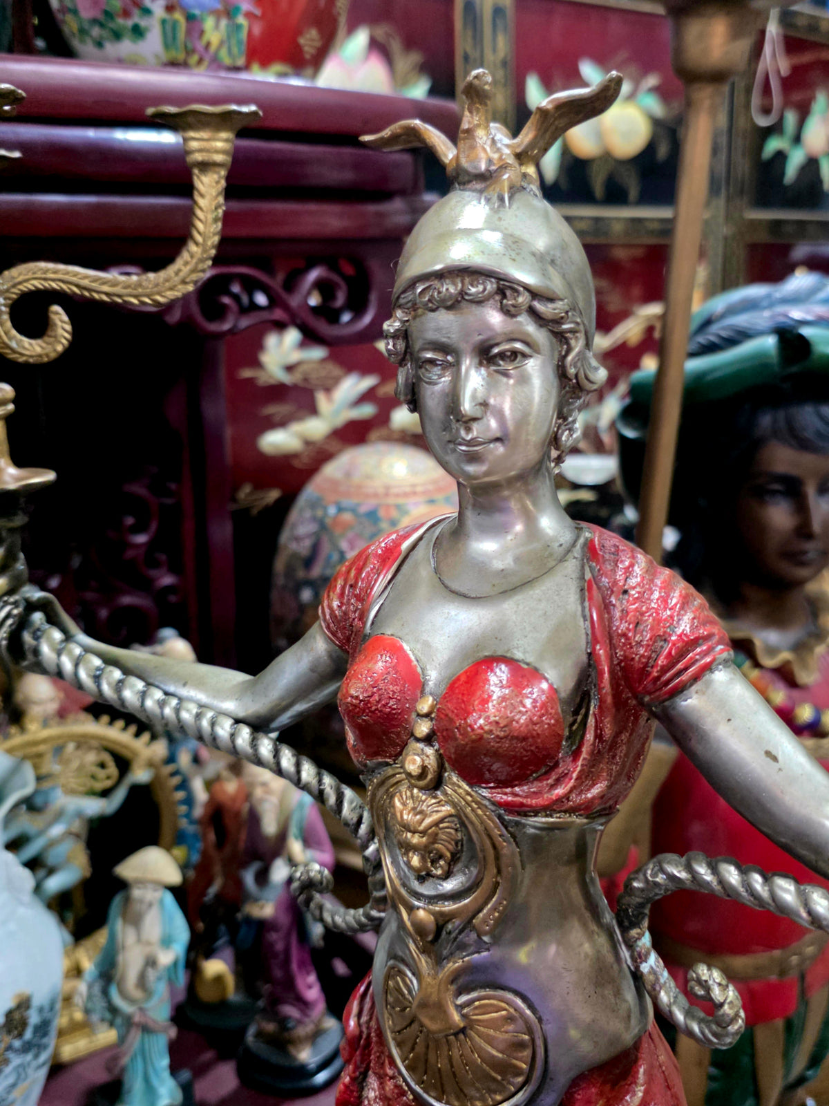 Exceptional Pair of Napoleon III Sculptural Candelabras ✨🏛️