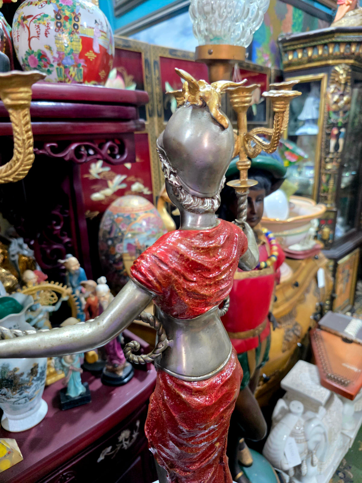 Exceptional Pair of Napoleon III Sculptural Candelabras ✨🏛️