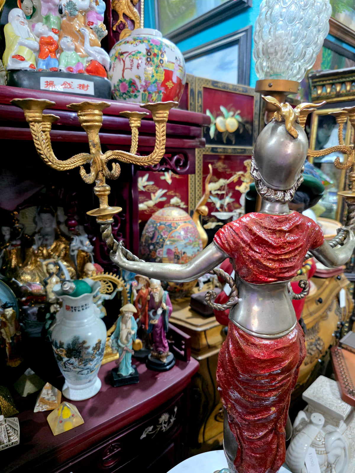 Exceptional Pair of Napoleon III Sculptural Candelabras ✨🏛️