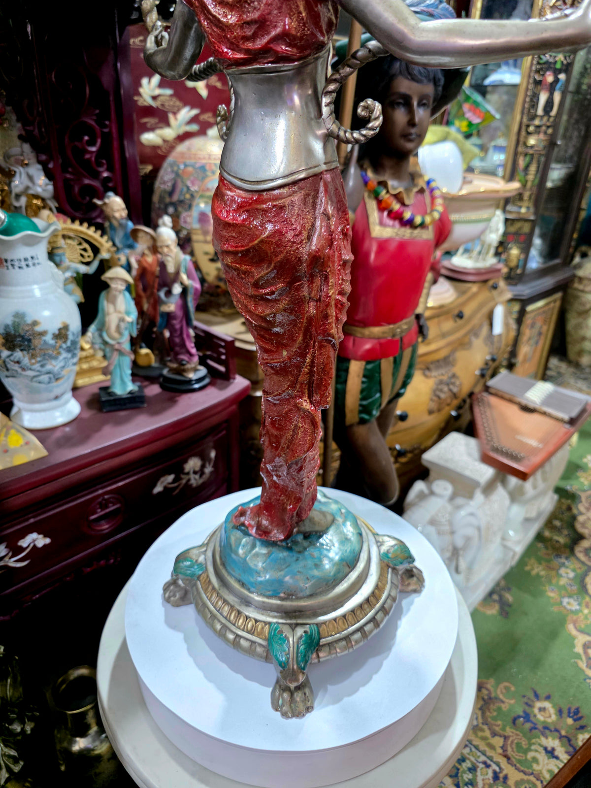Exceptional Pair of Napoleon III Sculptural Candelabras ✨🏛️