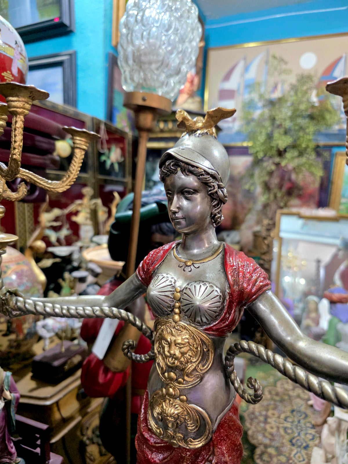Exceptional Pair of Napoleon III Sculptural Candelabras ✨🏛️