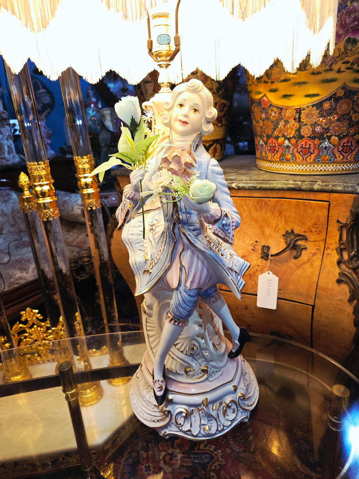 Lamparas Italianas Capodimonte de Porcelana Fina ✨🌹