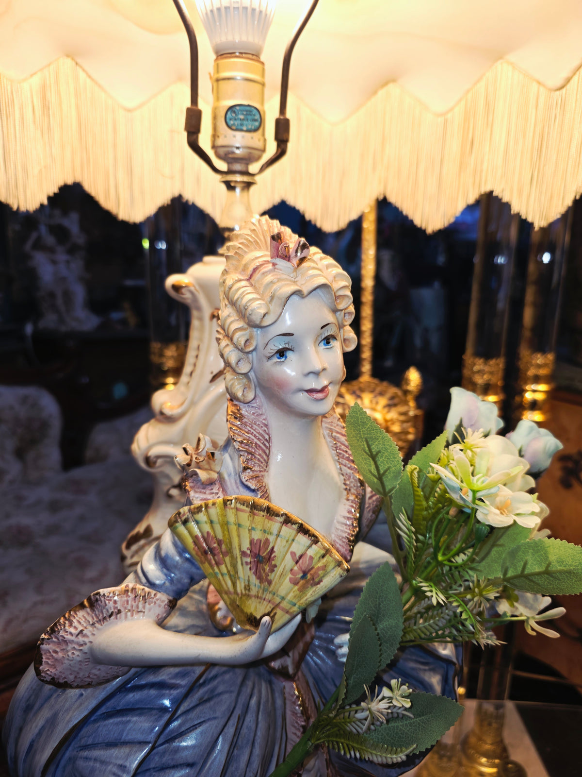 Lamparas Italianas Capodimonte de Porcelana Fina ✨🌹