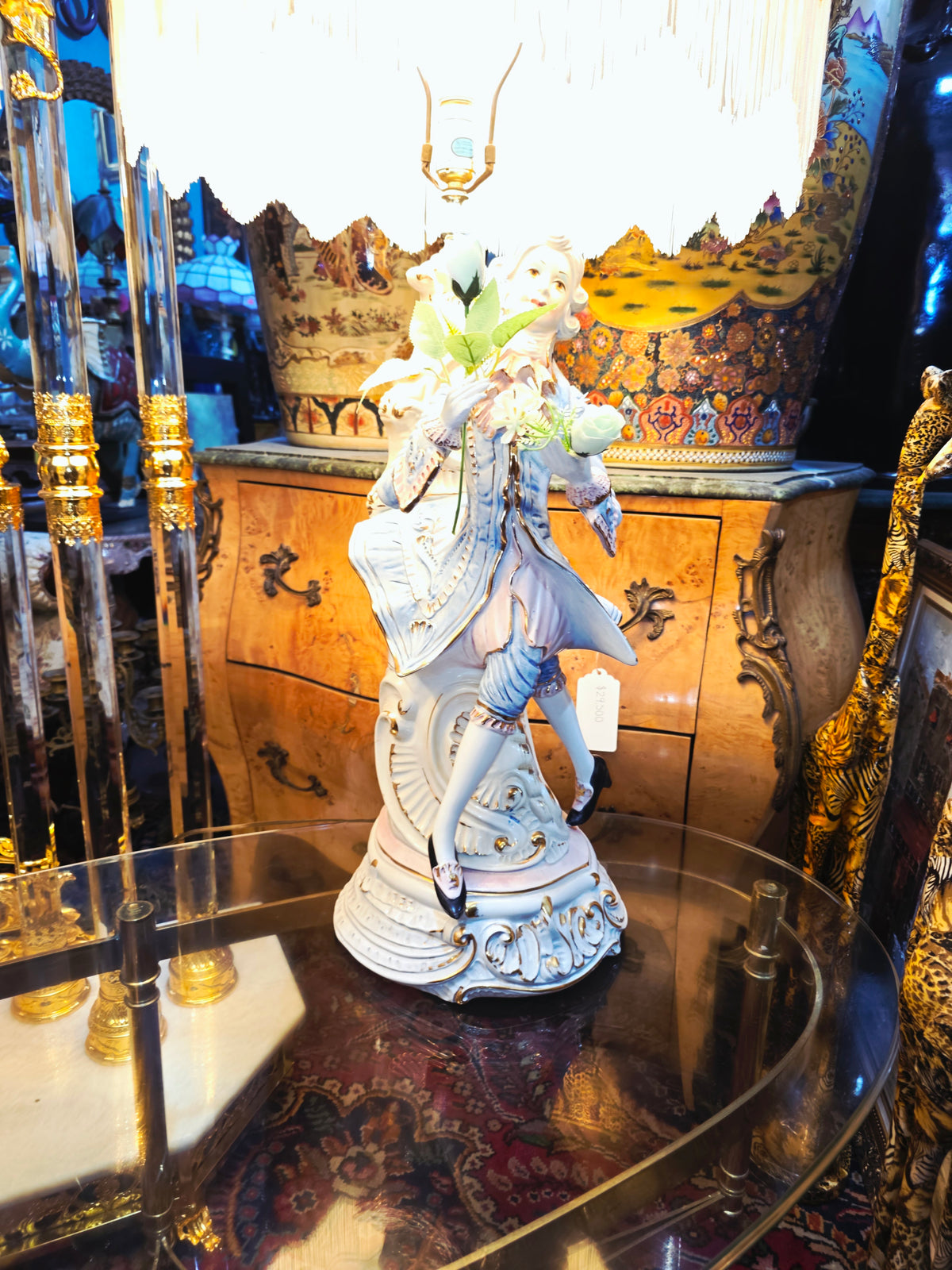 Lamparas Italianas Capodimonte de Porcelana Fina ✨🌹