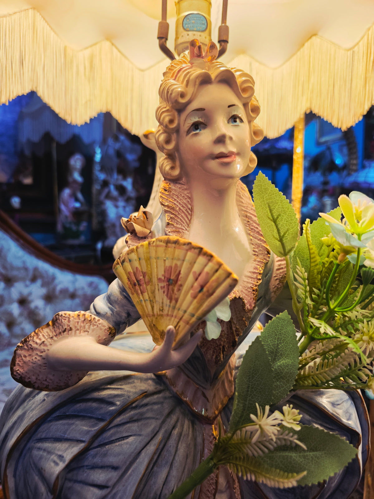 Lamparas Italianas Capodimonte de Porcelana Fina ✨🌹
