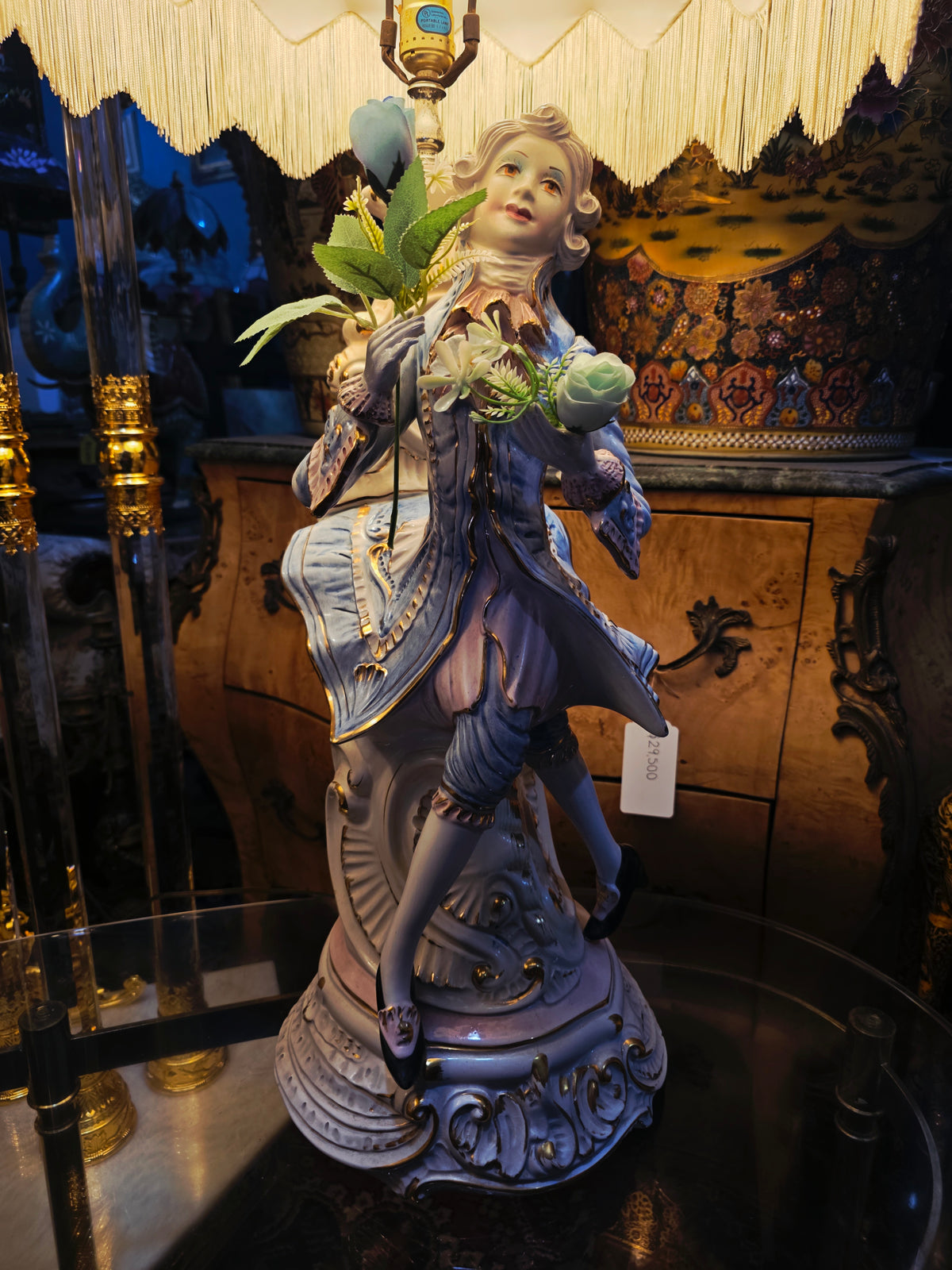 Lamparas Italianas Capodimonte de Porcelana Fina ✨🌹