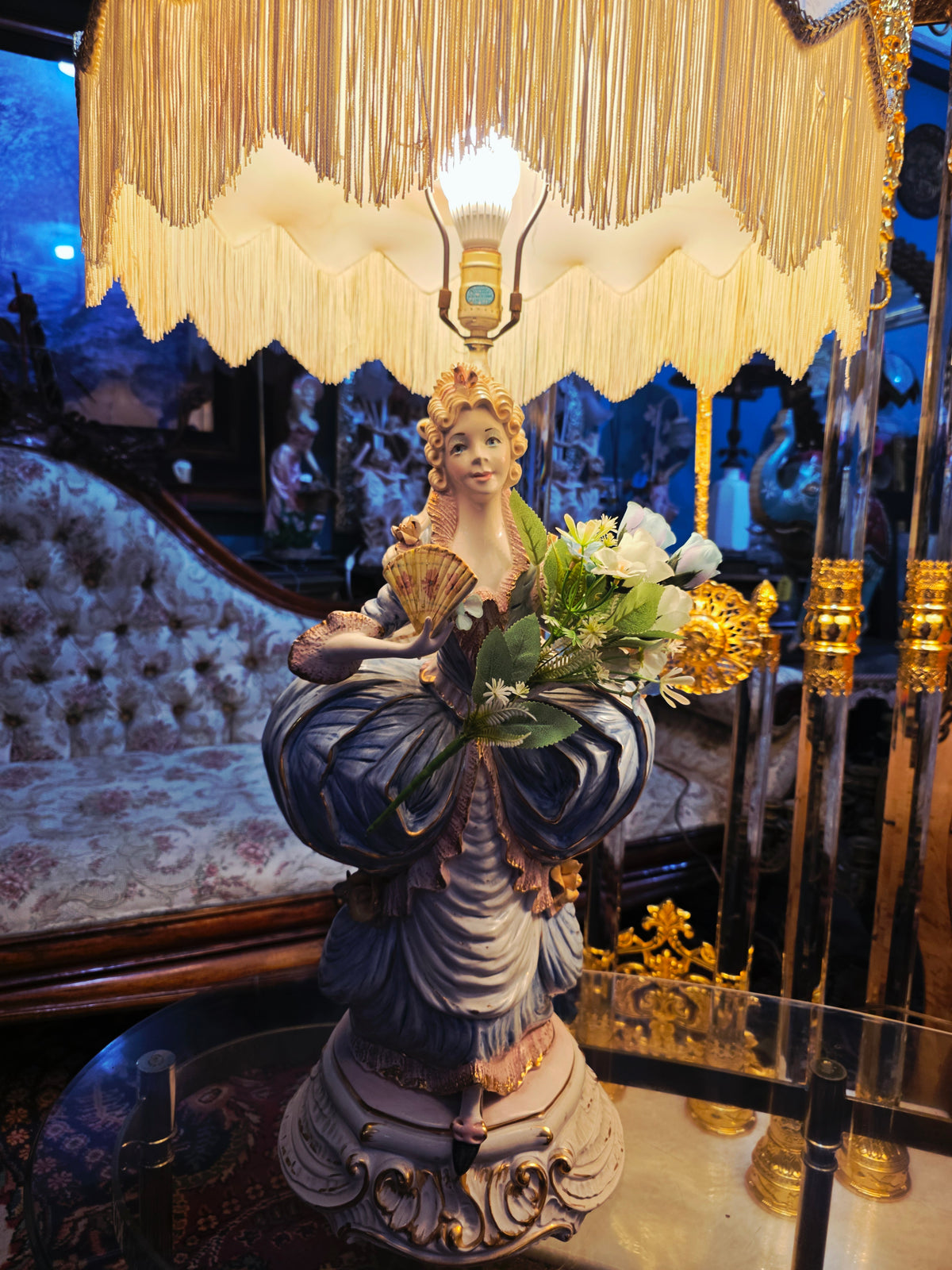 Lamparas Italianas Capodimonte de Porcelana Fina ✨🌹