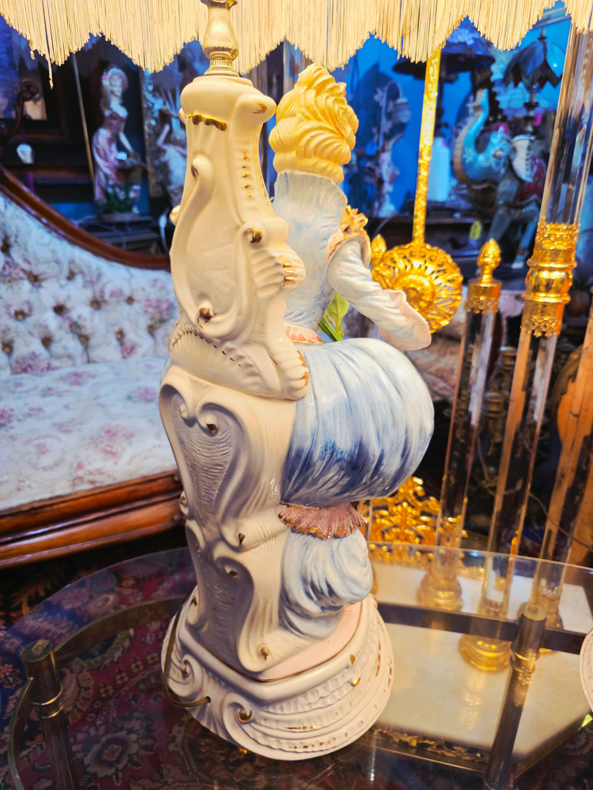 Lamparas Italianas Capodimonte de Porcelana Fina ✨🌹