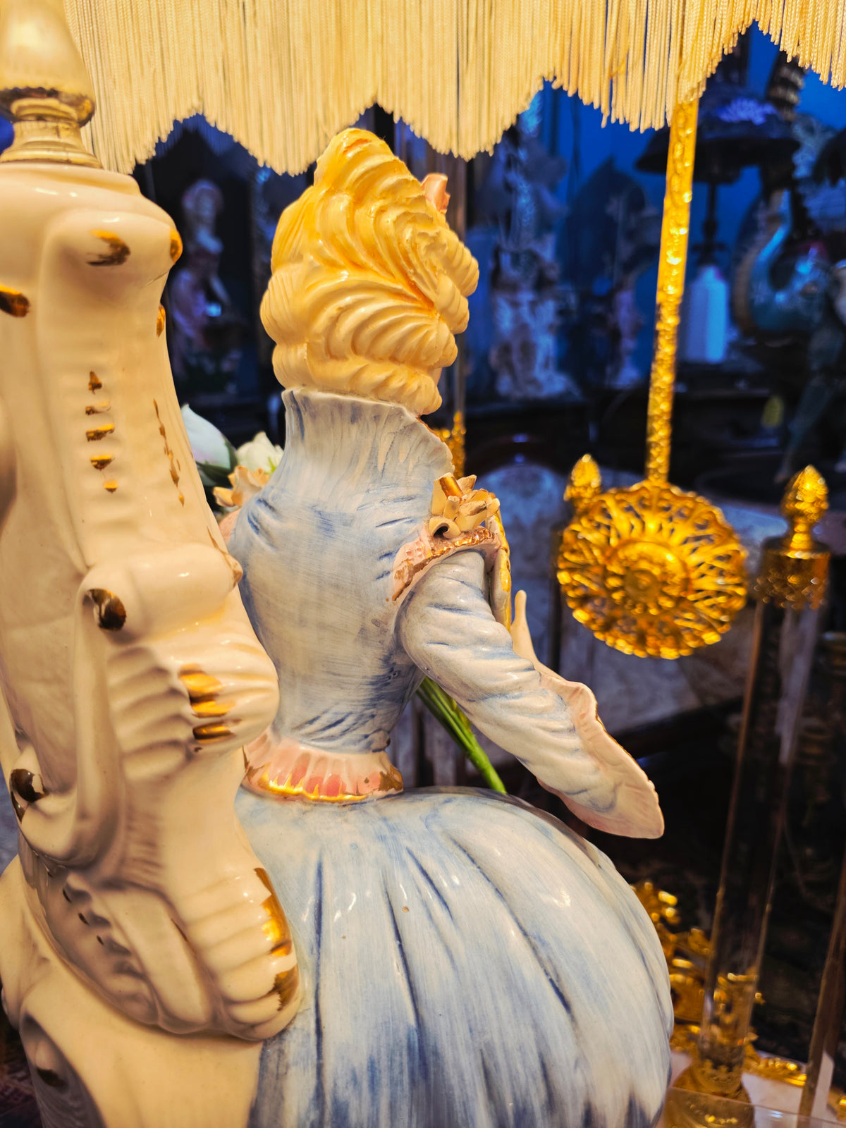 Lamparas Italianas Capodimonte de Porcelana Fina ✨🌹