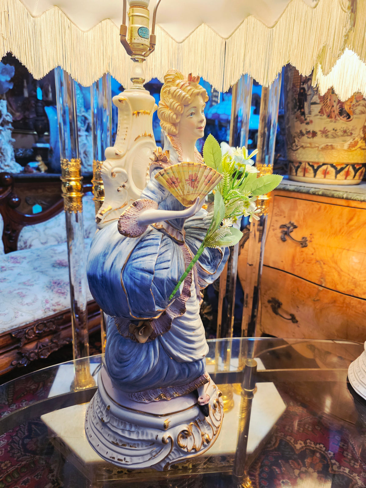Lamparas Italianas Capodimonte de Porcelana Fina ✨🌹