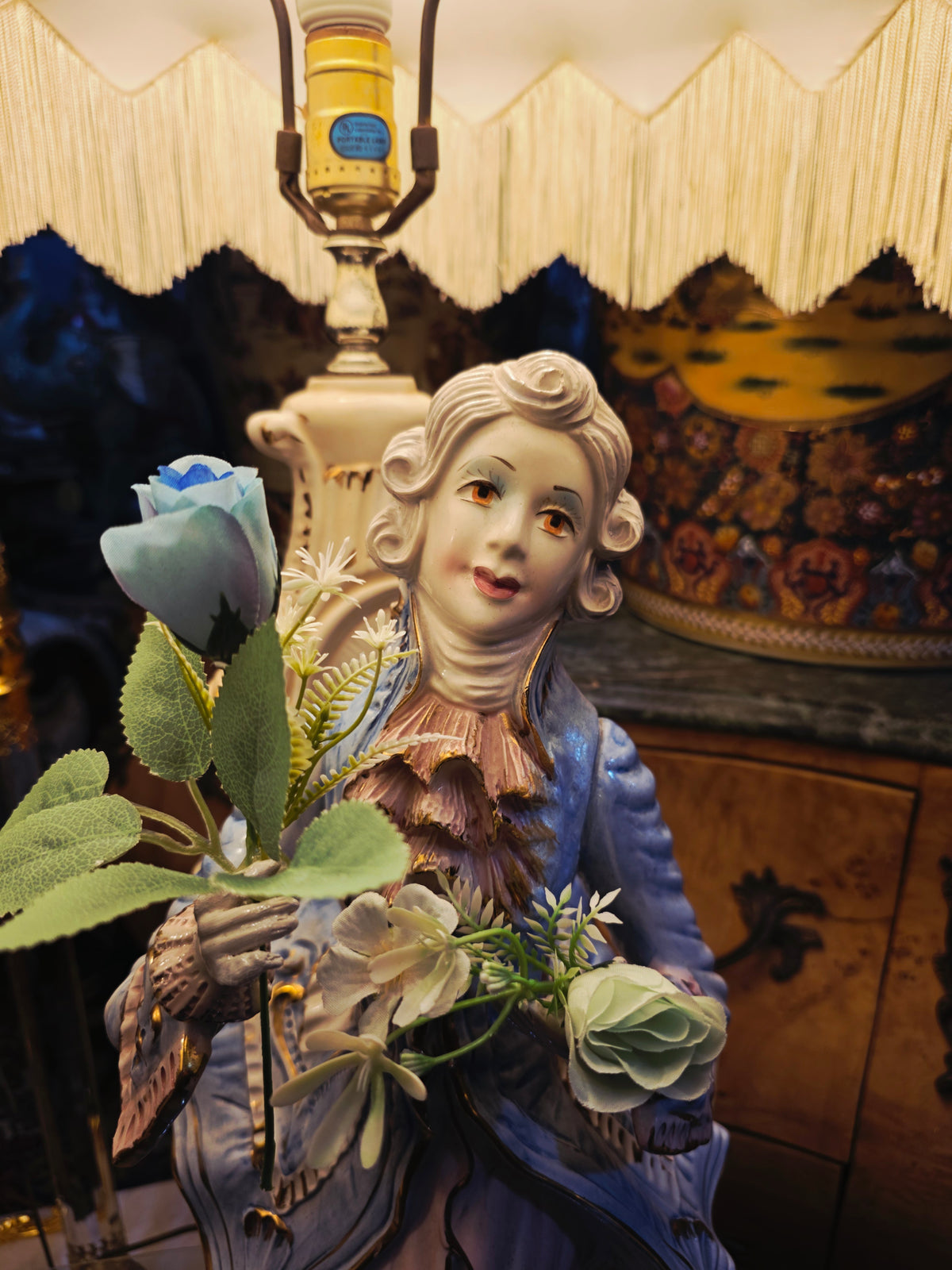 Lamparas Italianas Capodimonte de Porcelana Fina ✨🌹