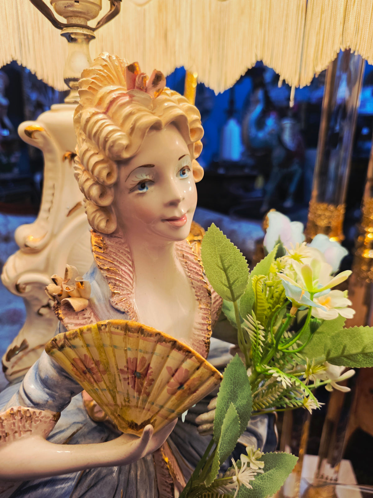 Lamparas Italianas Capodimonte de Porcelana Fina ✨🌹