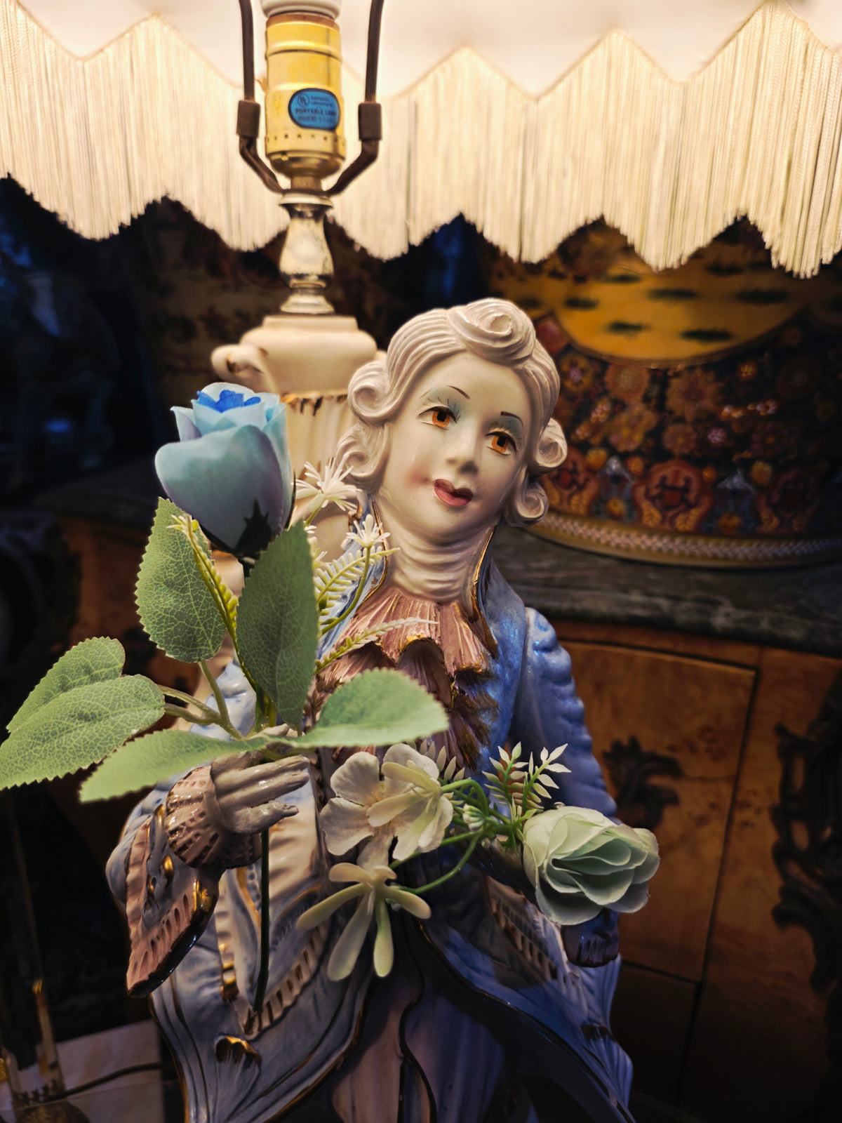 Lamparas Italianas Capodimonte de Porcelana Fina ✨🌹