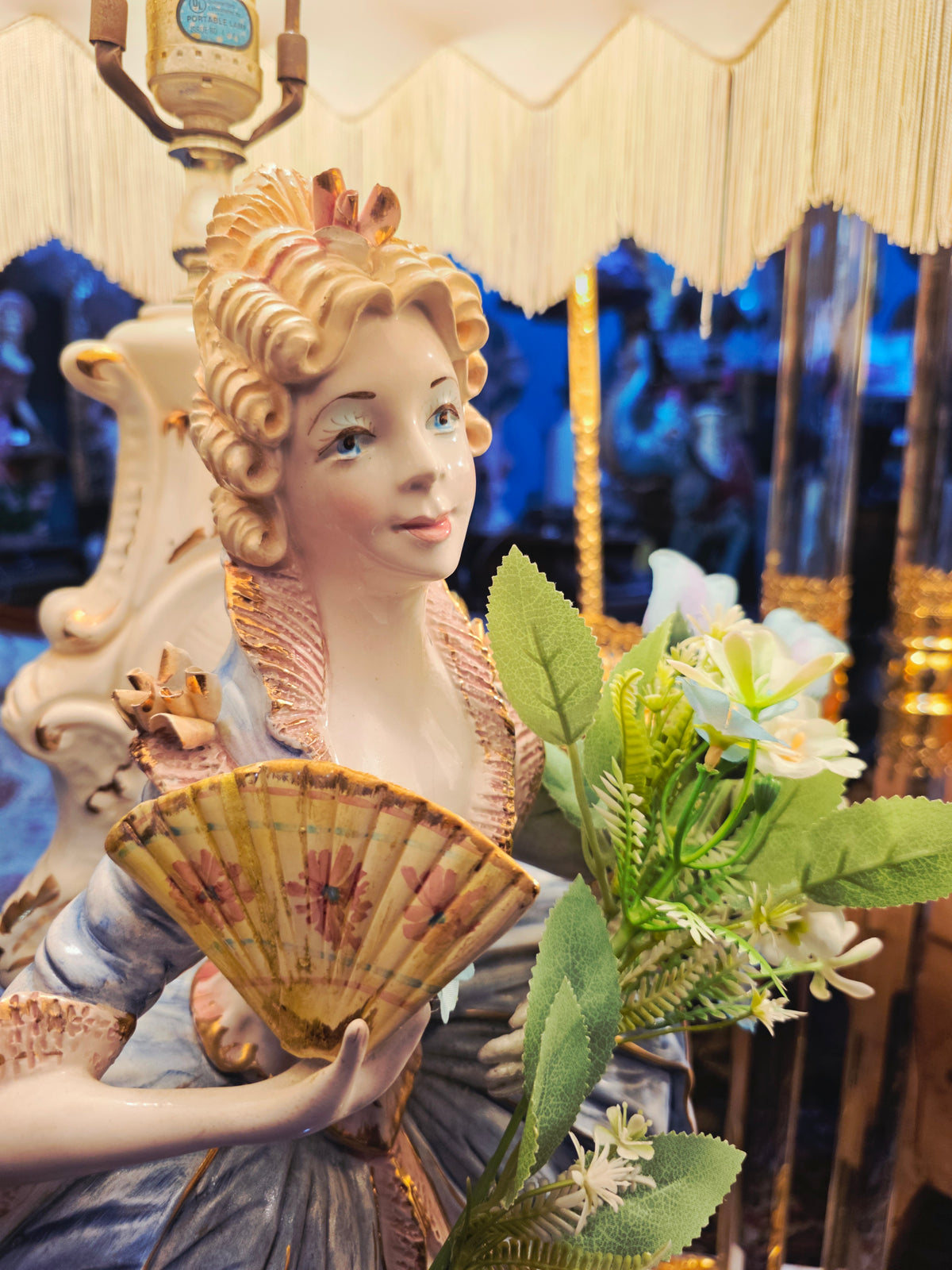 Lamparas Italianas Capodimonte de Porcelana Fina ✨🌹