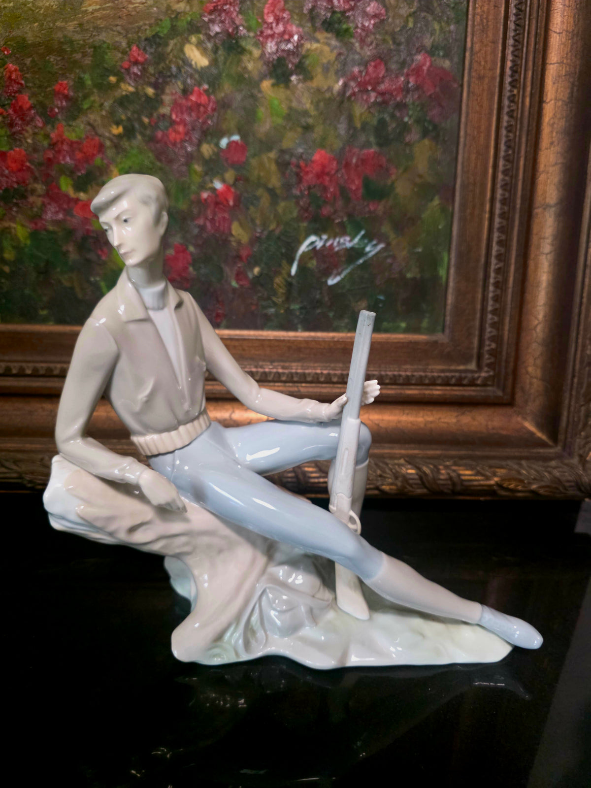 Nao by Lladro "Young Hunter" sculpture ✨🏛️