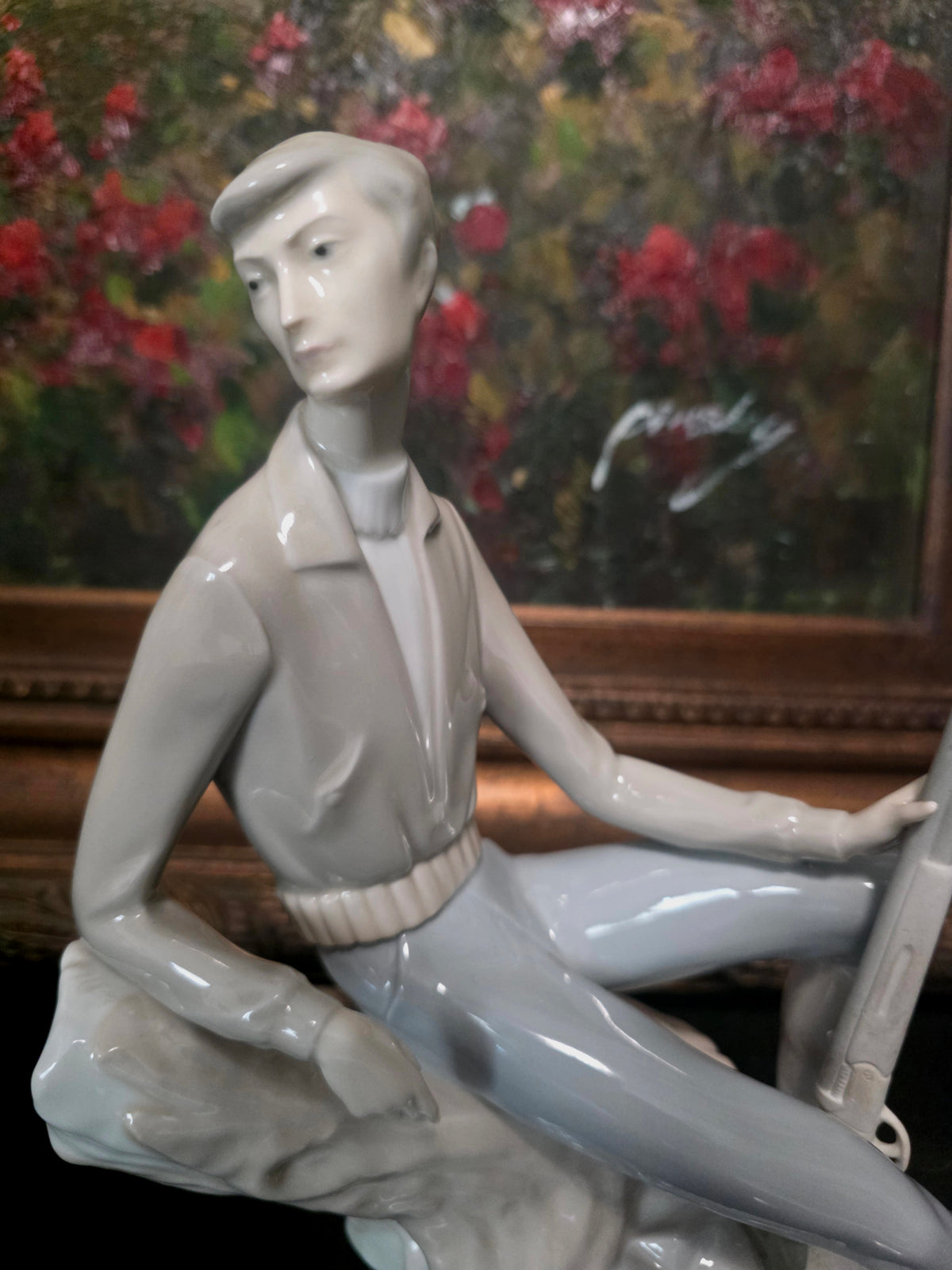 Nao by Lladro "Young Hunter" sculpture ✨🏛️