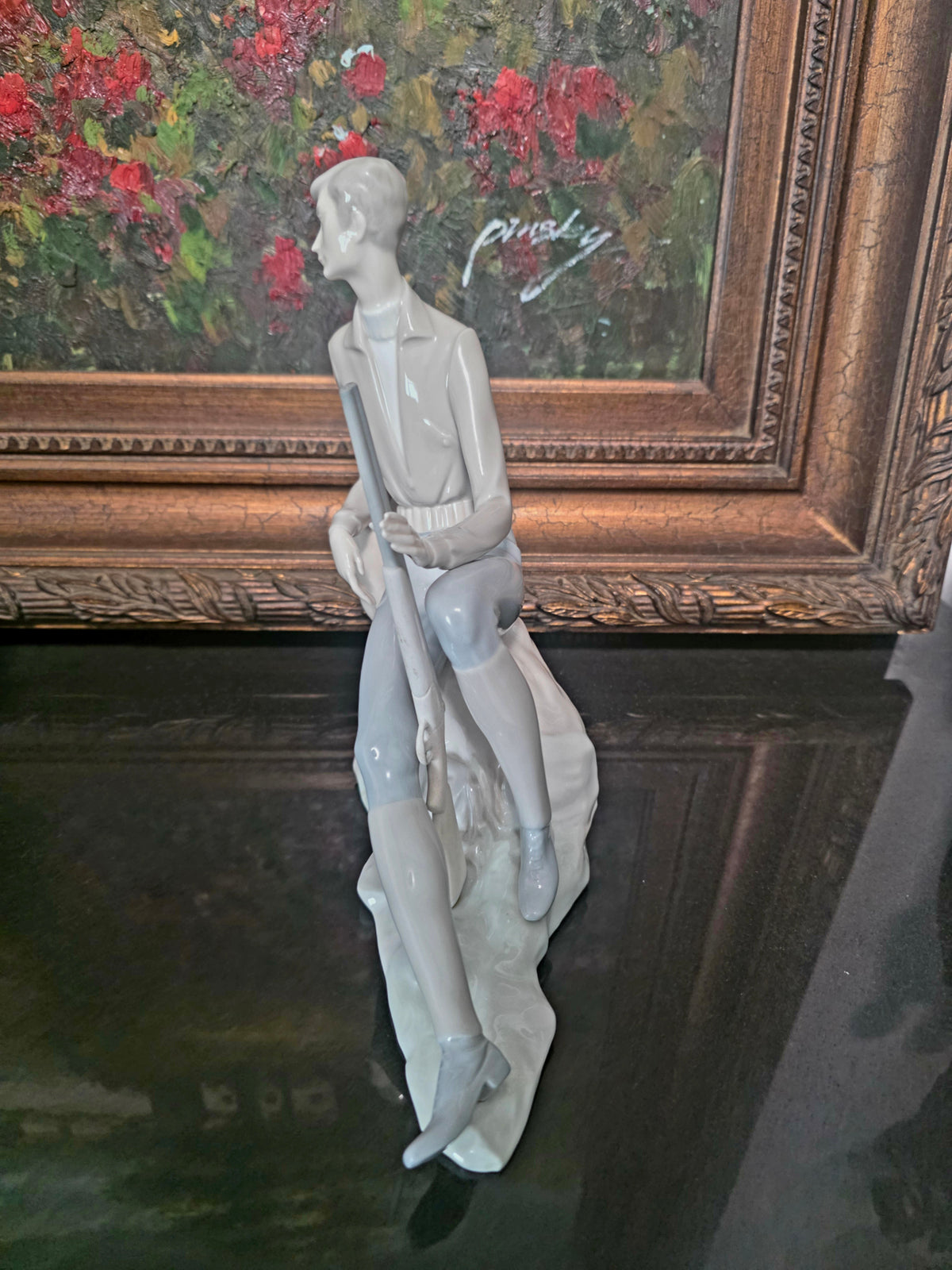 Nao by Lladro "Young Hunter" sculpture ✨🏛️
