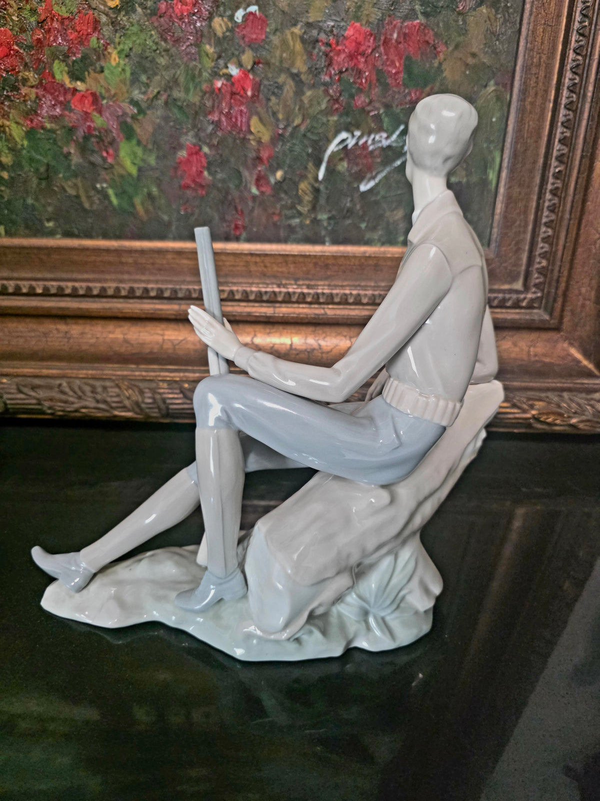 Nao by Lladro "Young Hunter" sculpture ✨🏛️