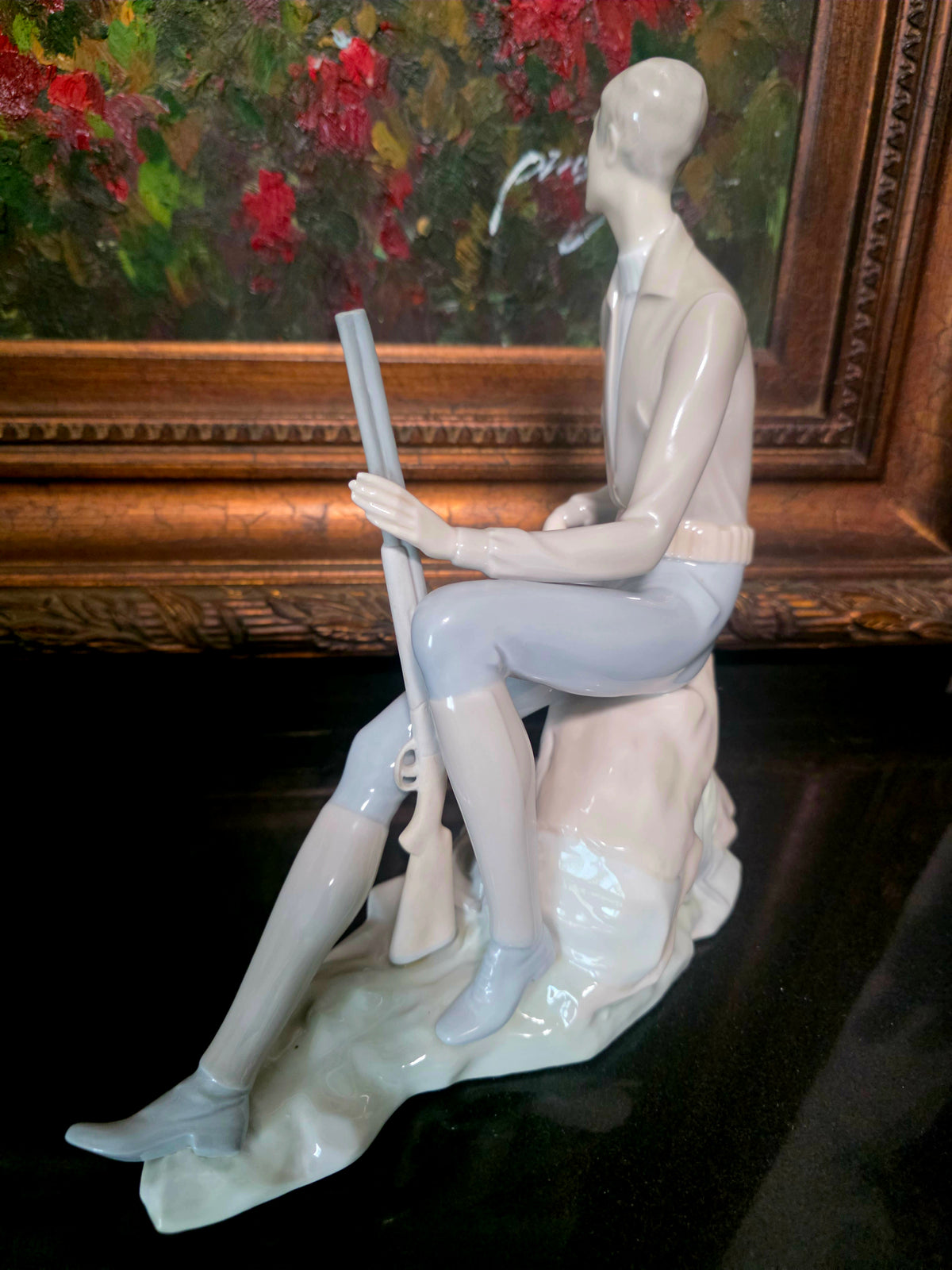 Nao by Lladro "Young Hunter" sculpture ✨🏛️